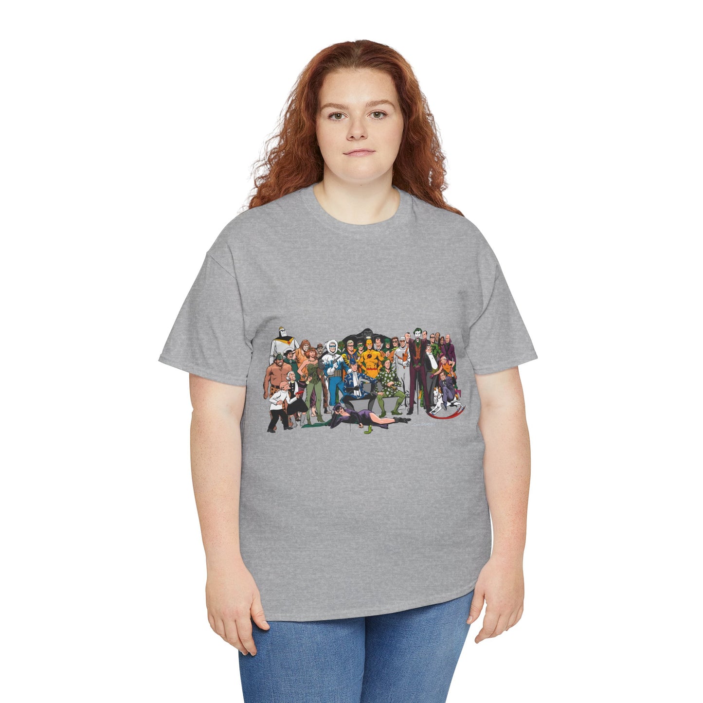 Secret Origins of Super-Villains T-Shirt - Dick Giordano Art - DC Comics - Joker, Mirror Master, Captain Cold, Lex Luthor, Scarecrow, Poison Ivy, Grodd