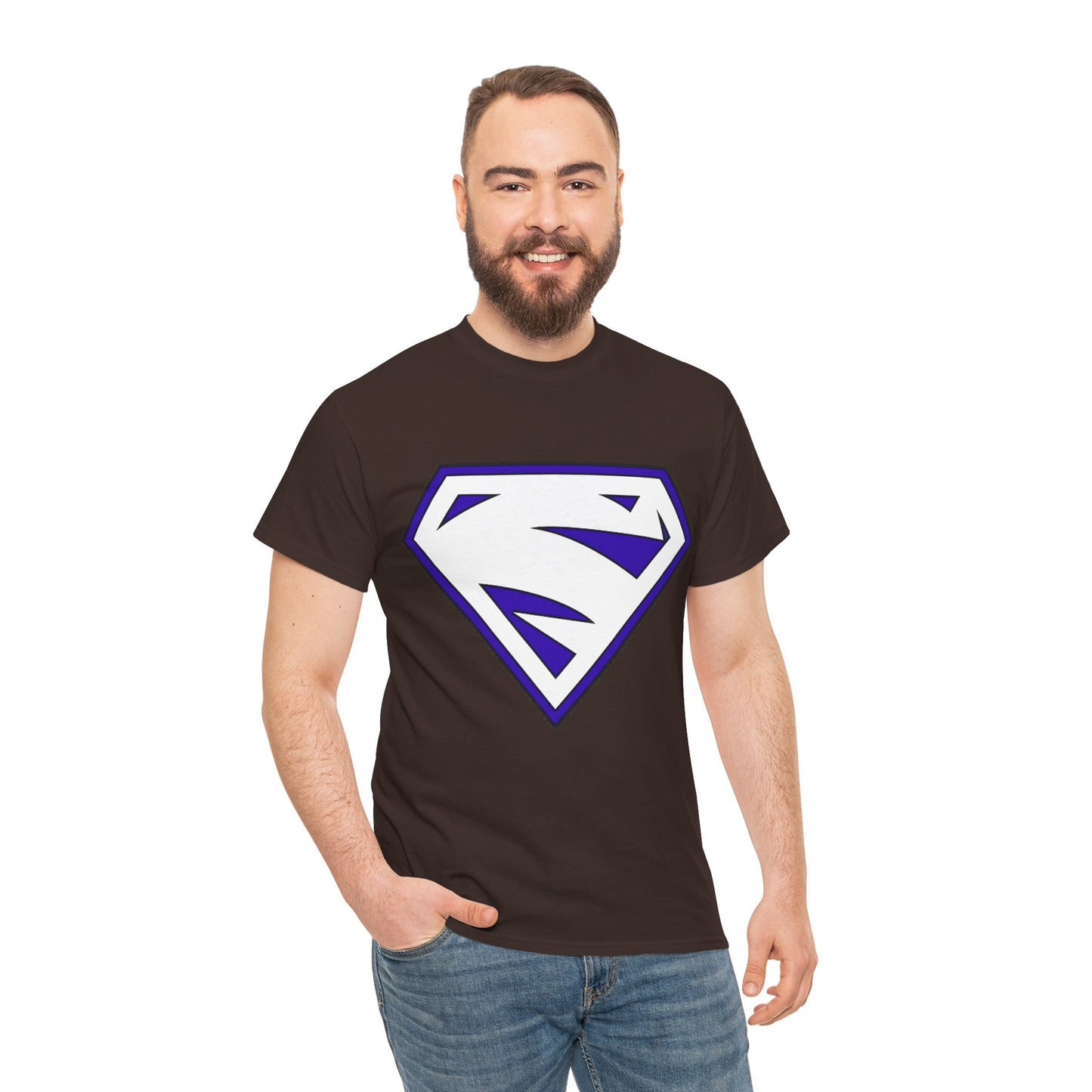 Electric Superman Logo T-Shirt - Clark Kent - Man of Steel - DC Comics - 1990s Storyline