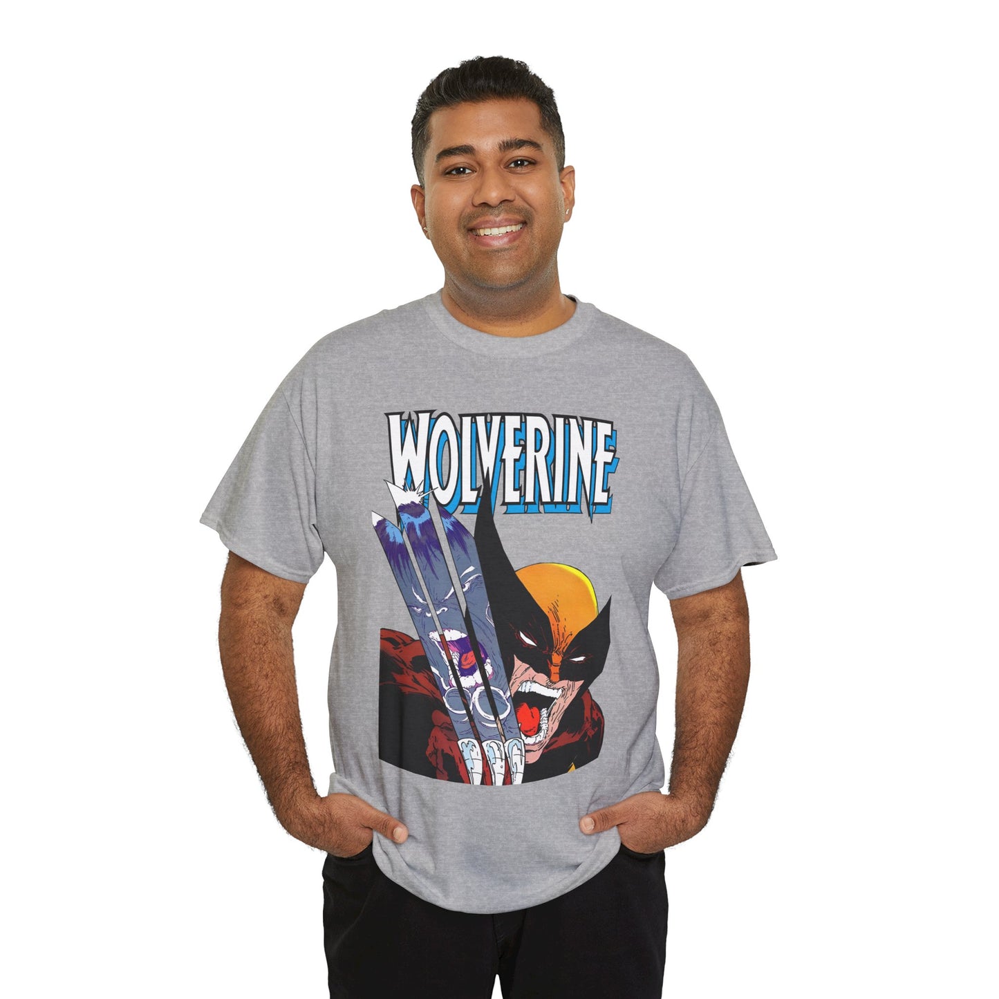 Wolverine T-Shirt - Amazing Todd McFarlane Art - Classic Image Vs Incredible Hulk - Marvel Comics - Logan