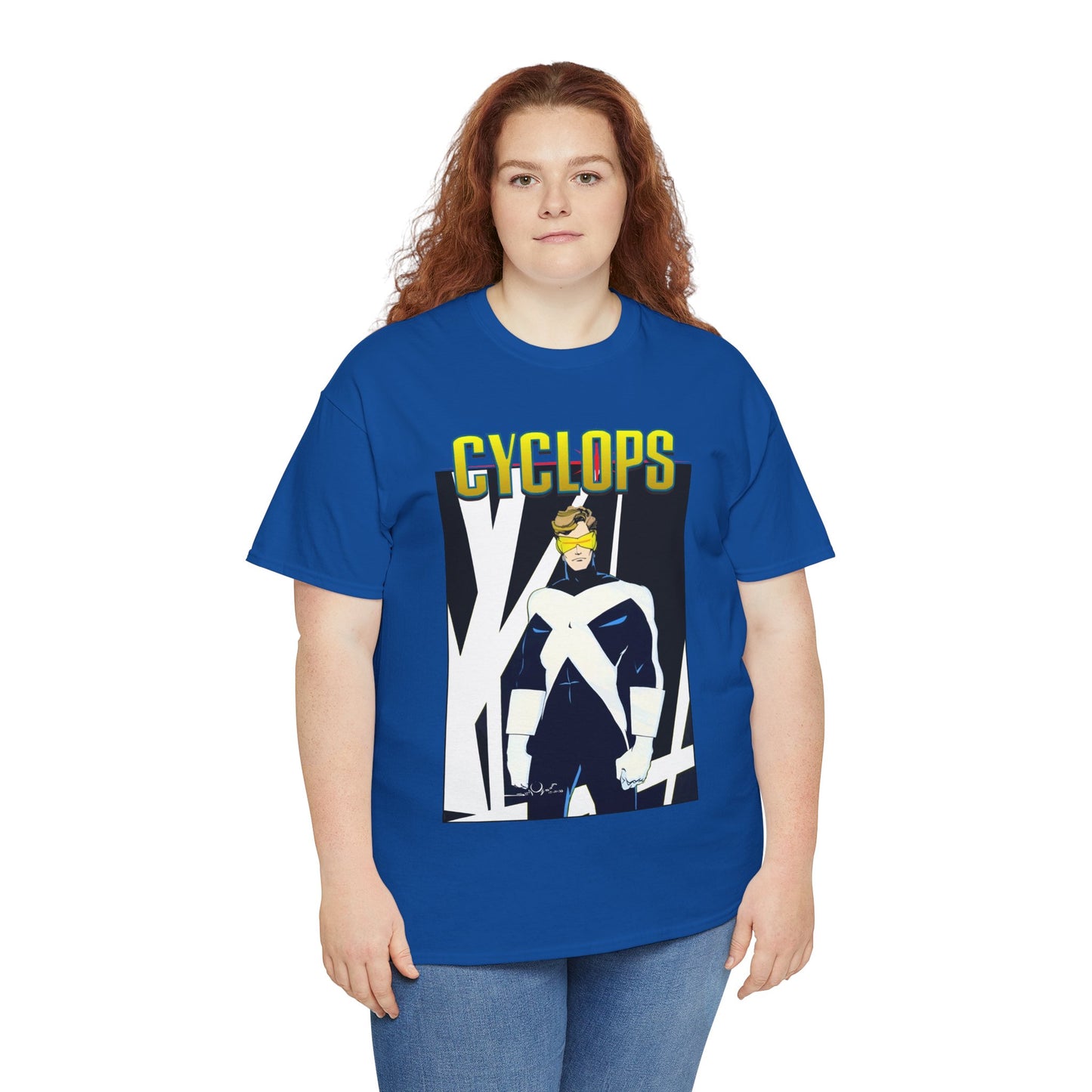 Cyclops T-Shirt - Walt Simonson Art - X-Men, X-Factor Member & Leader - Scott Summers - Marvel Comics