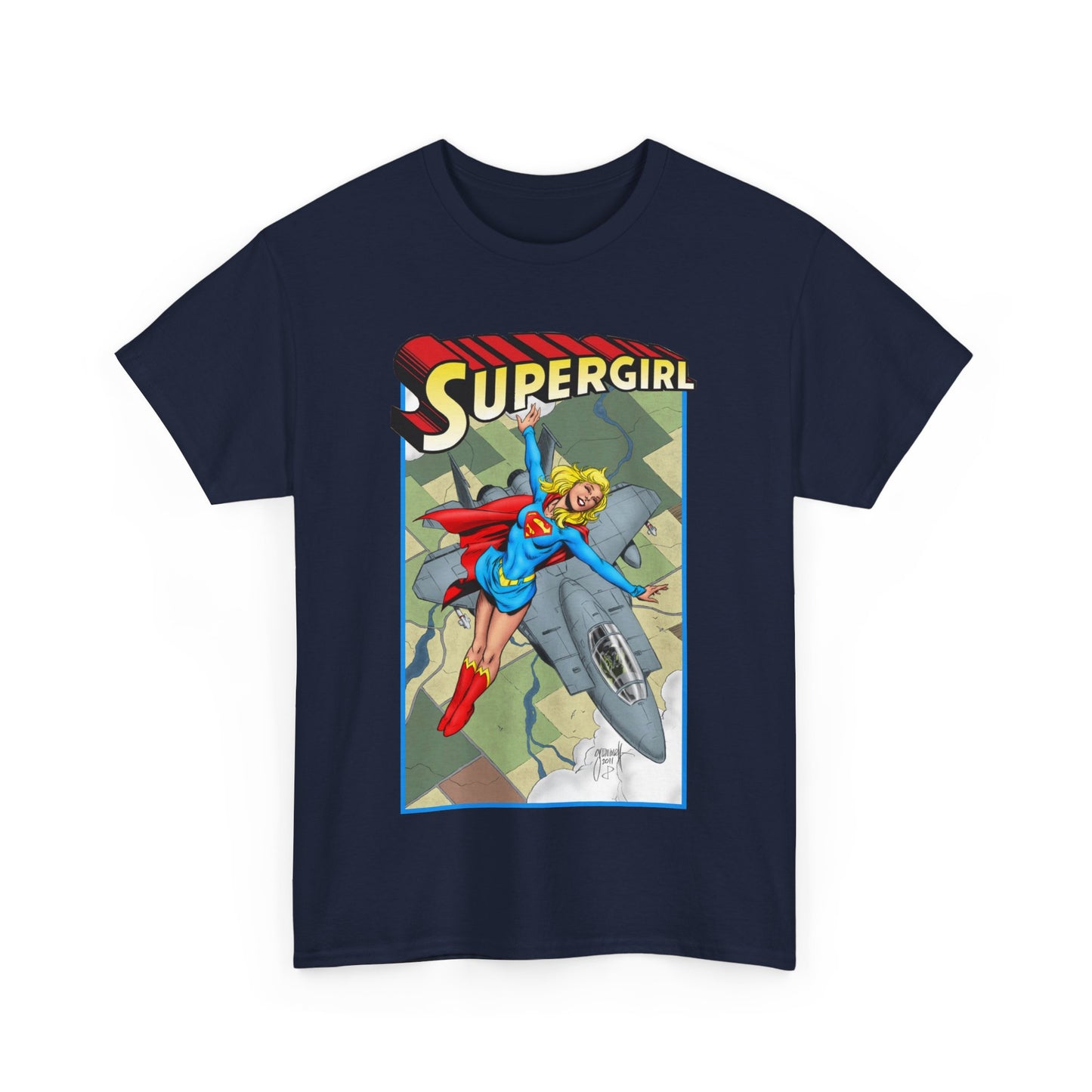 Supergirl T-Shirt - Tom Grummett Art - Kara from Argo City, Superman's Cousin - The Maid of Might - DC Comics