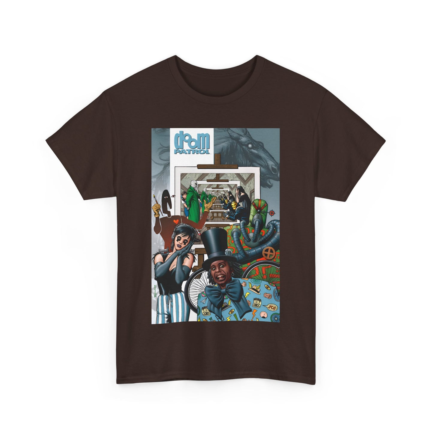 Doom Patrol T-Shirt - Brian Bolland Art - Grant Morrison Story - DC Comics/Vertigo Comics