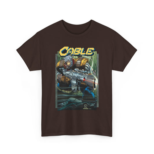 Cable T-Shirt - Greg Capullo Art - X-Force Leader, Mutant Fighter - Nathan Summers - Marvel Comics