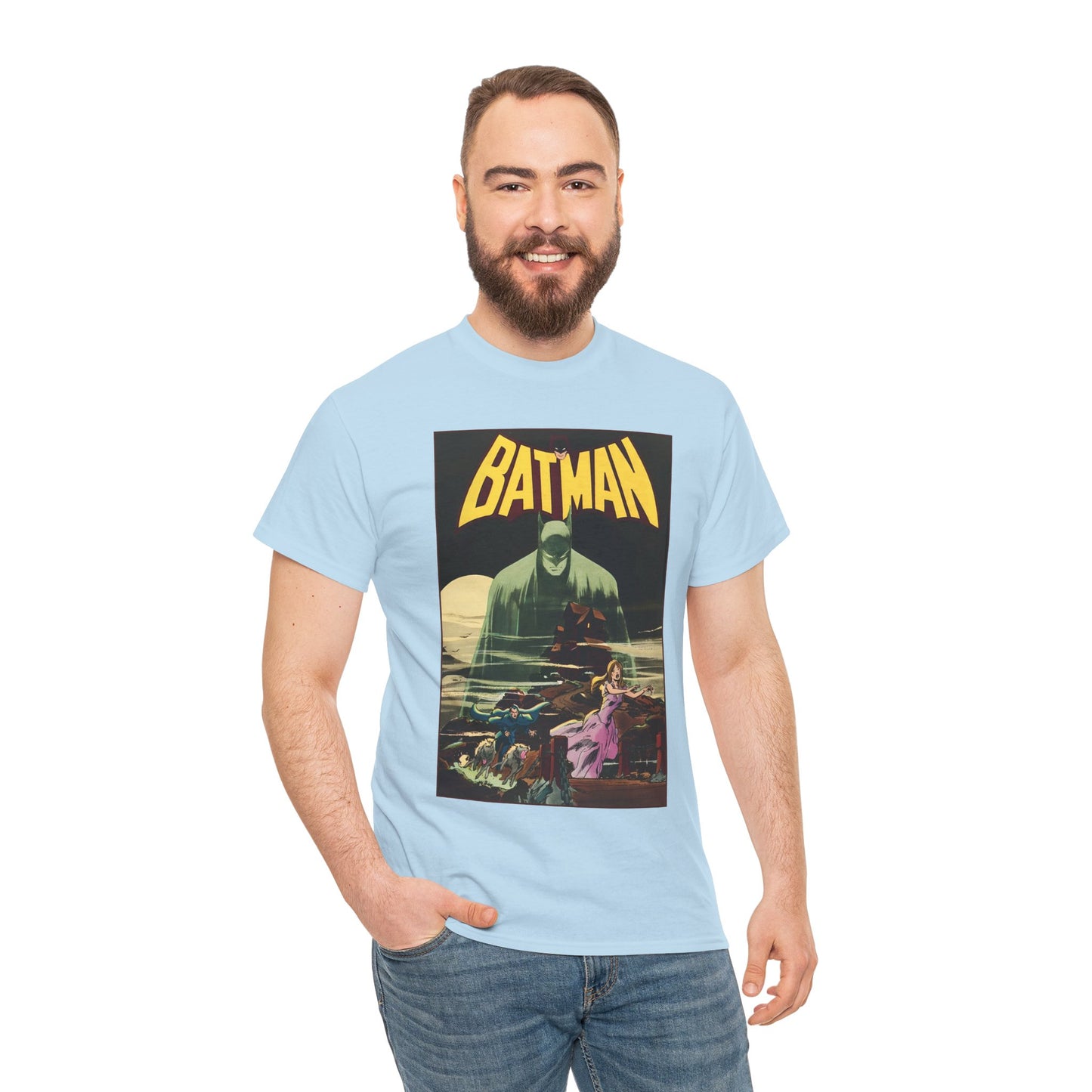 Batman T-Shirt - Neal Adams Art - #227 Cover - The Demon of Gothos Mansion! - DC Comics