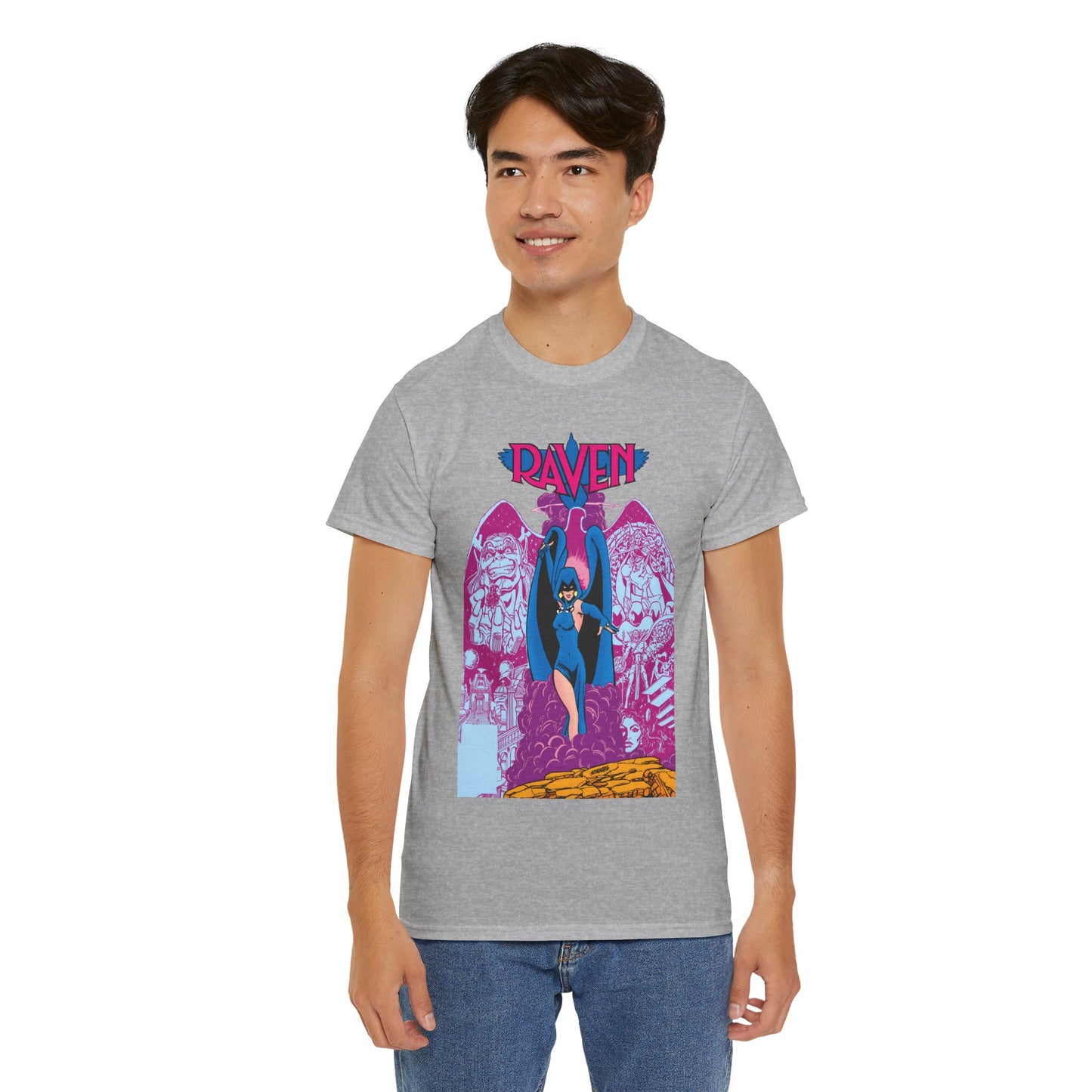 Raven T-Shirt - George Perez Art - New Teen Titans - Trigon, Azarath - DC Comics