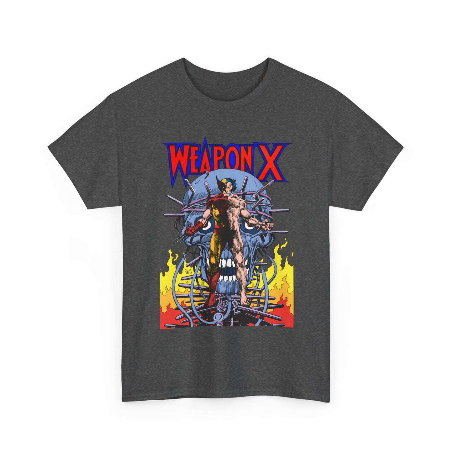 Weapon X T-Shirt - Barry Windsor-Smith Art - Wolverine Origin Story Before He Joined the X-Men - Logan, Mutant Leader - Marvel Comics