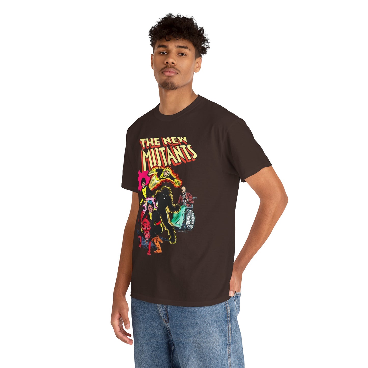 New Mutants T-Shirt - Sunspot, Cannonball, Mirage, Karma, Danni Moonstar - X-Men Characters - Marvel Comics - Mutant Students - Professor X