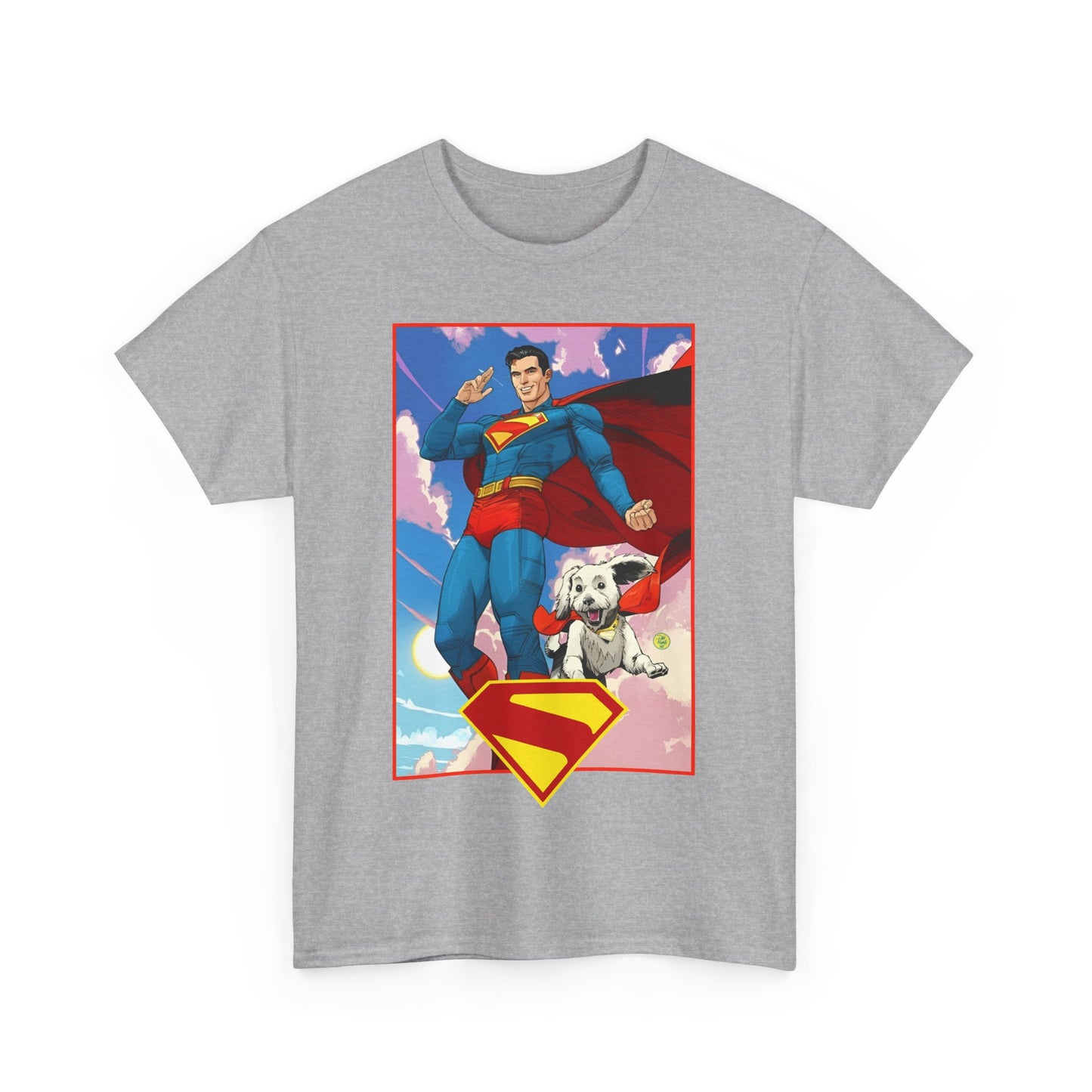 Superman & Krypto T-Shirt - DC Comics - New James Gunn Movie 2025 - Dan Mora Art - Man of Steel