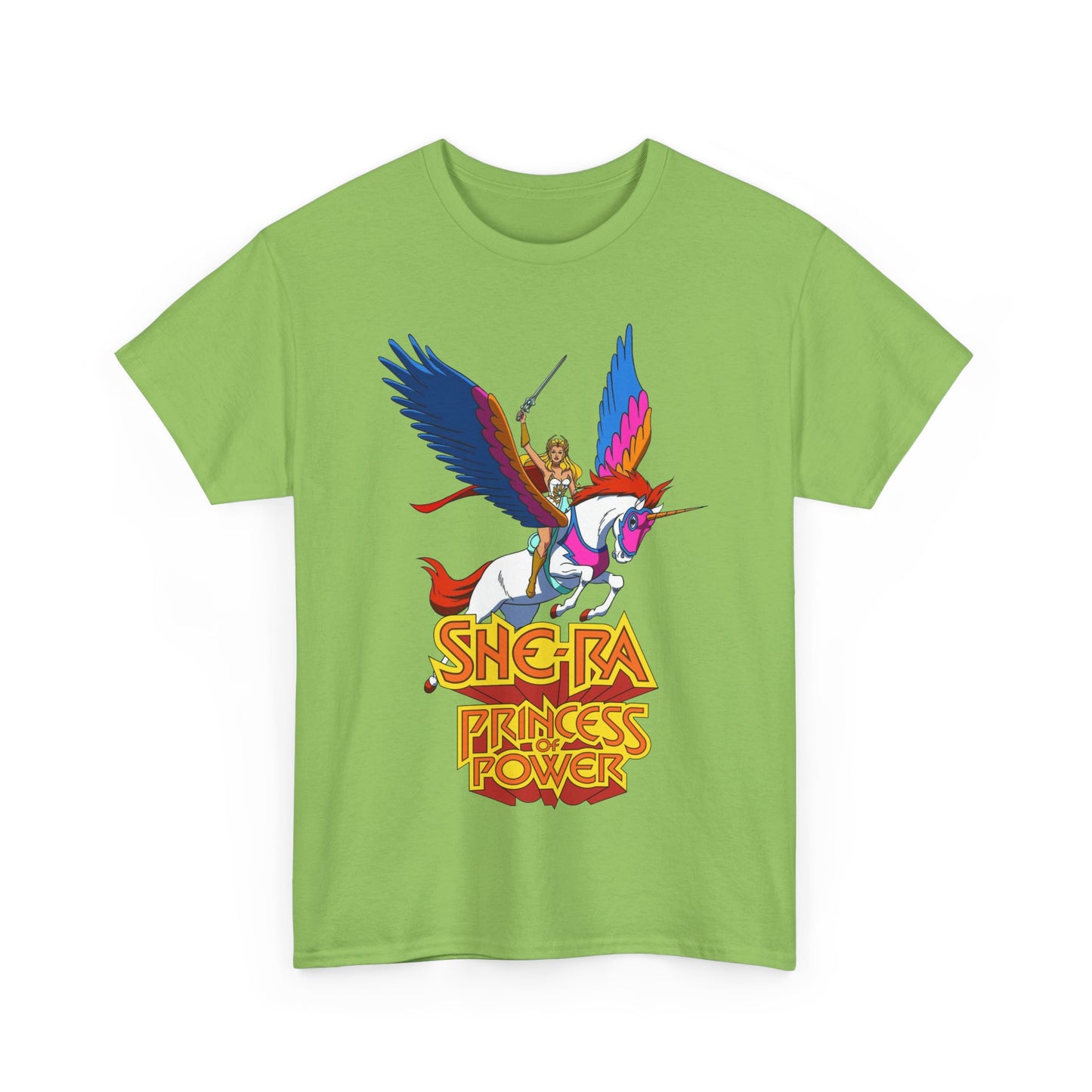 She-Ra & Swiftwind T-Shirt - Adora, Princess of Power, POP - Beloved Filmation Cartoon from the 1980s - He-Man Connection - Etheria - Fighting Hordak and the Evil Horde
