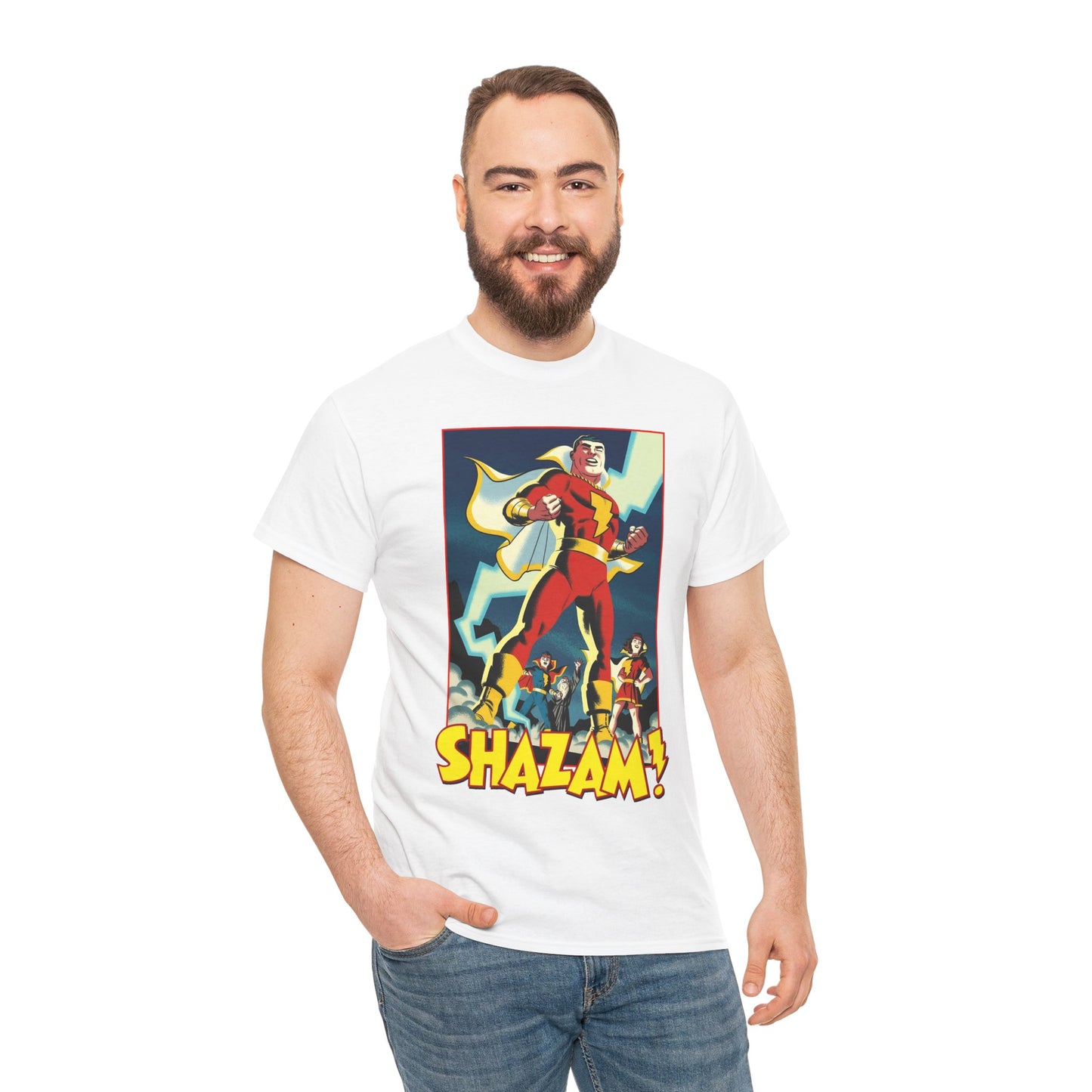 Shazam T-Shirt - Michael Cho Art - Marvel Family - Mary Marvel, Captain Marvel Jr - DC Comics