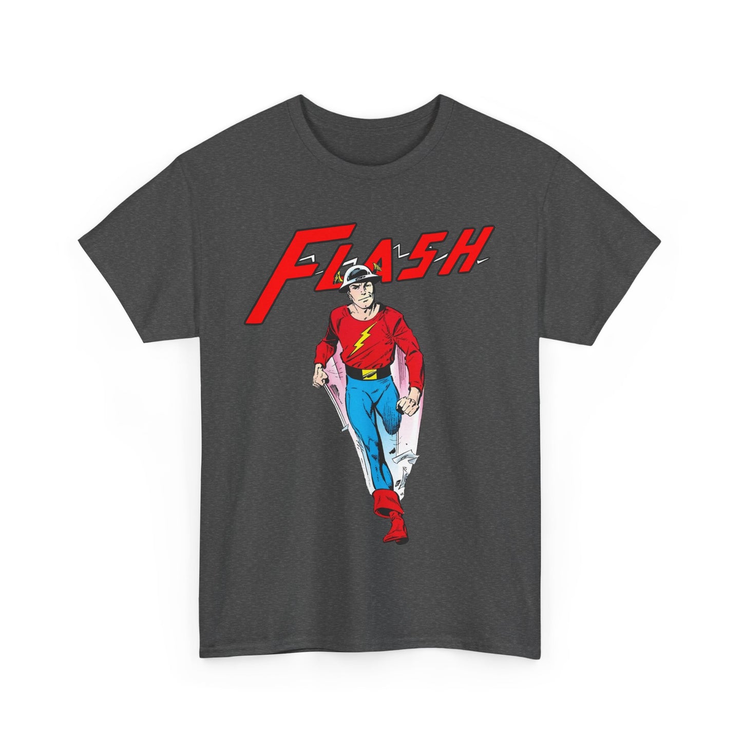 Golden Age Flash T-Shirt - John Byrne Art - Justice Society/JSA Member - Jay Garrick - Speedster