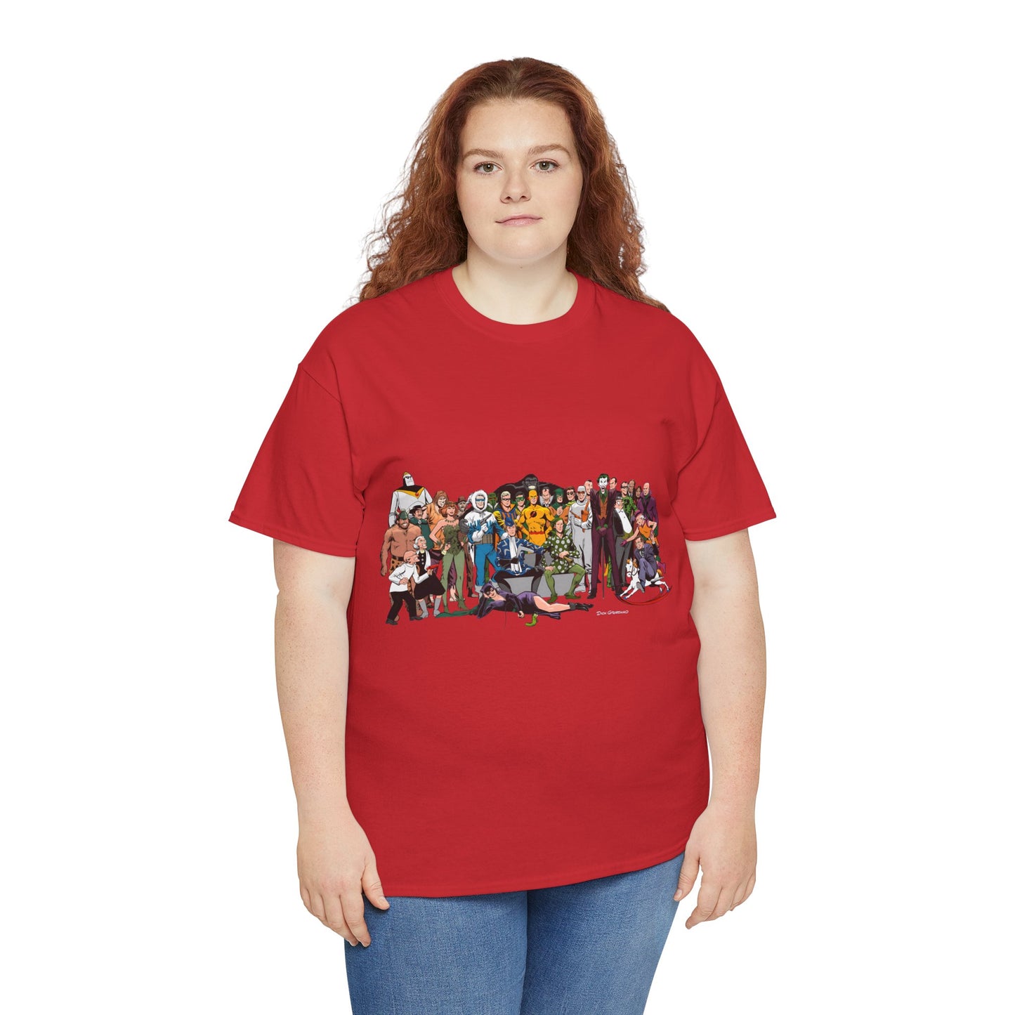 Secret Origins of Super-Villains T-Shirt - Dick Giordano Art - DC Comics - Joker, Mirror Master, Captain Cold, Lex Luthor, Scarecrow, Poison Ivy, Grodd