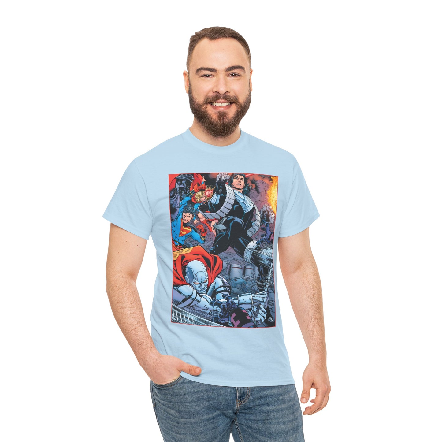 Return of Superman T-Shirt - Brad Walker Variant Art - Superboy, Supergirl, Steel - DC Comics