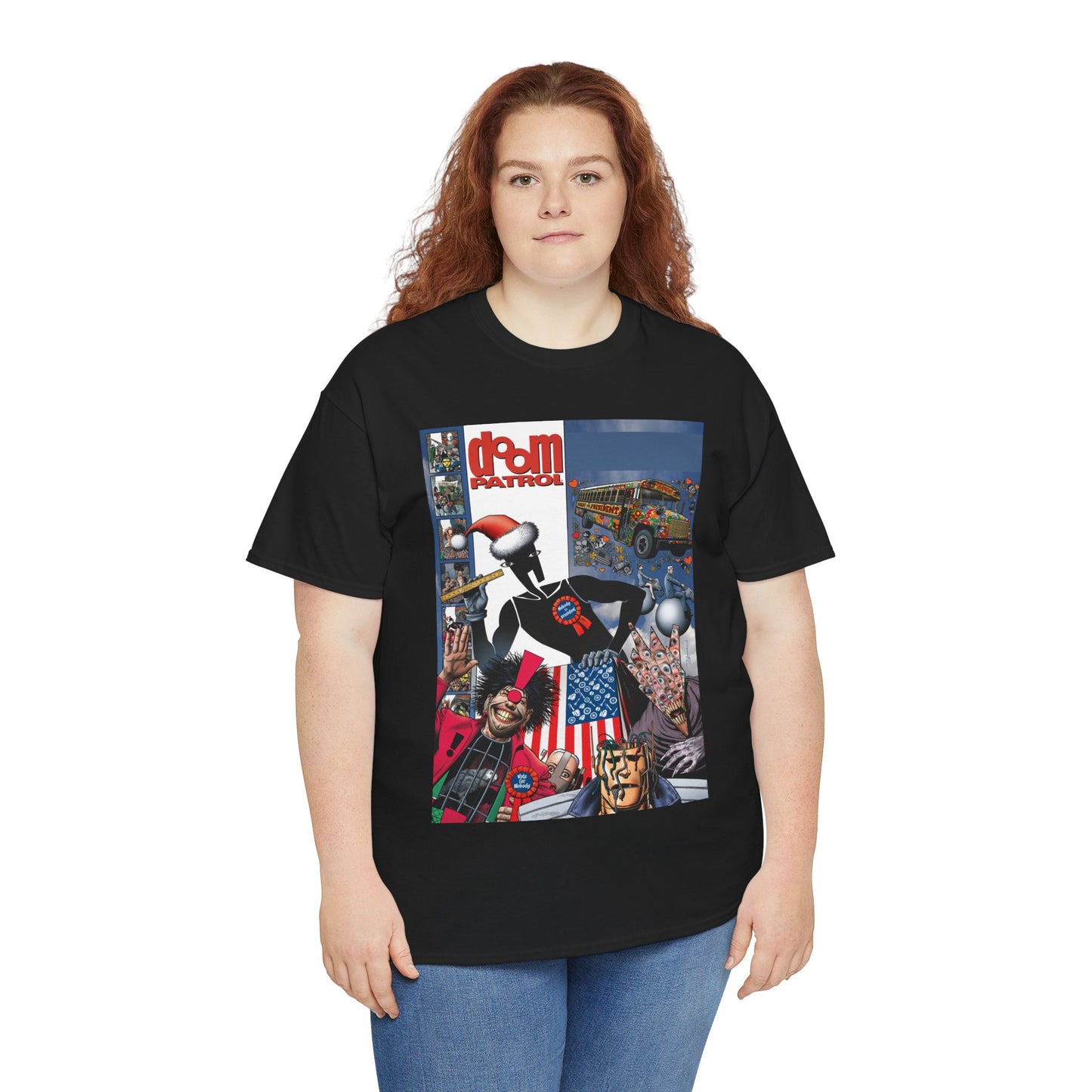 Doom Patrol T-Shirt - Brian Bolland Art - Mr Nobody For President - DC Comics/Vertigo Cover Artwork