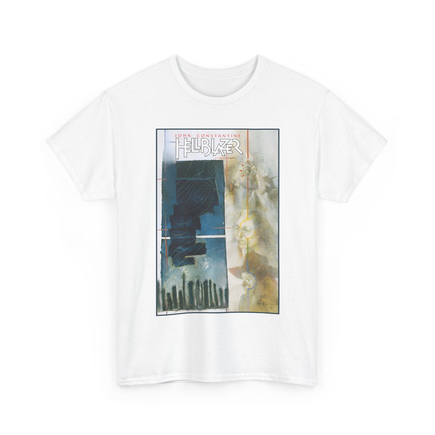 Hellblazer T-Shirt - Dave McKean Art - Vertigo Comics - John Constantine - #14 Cover Art