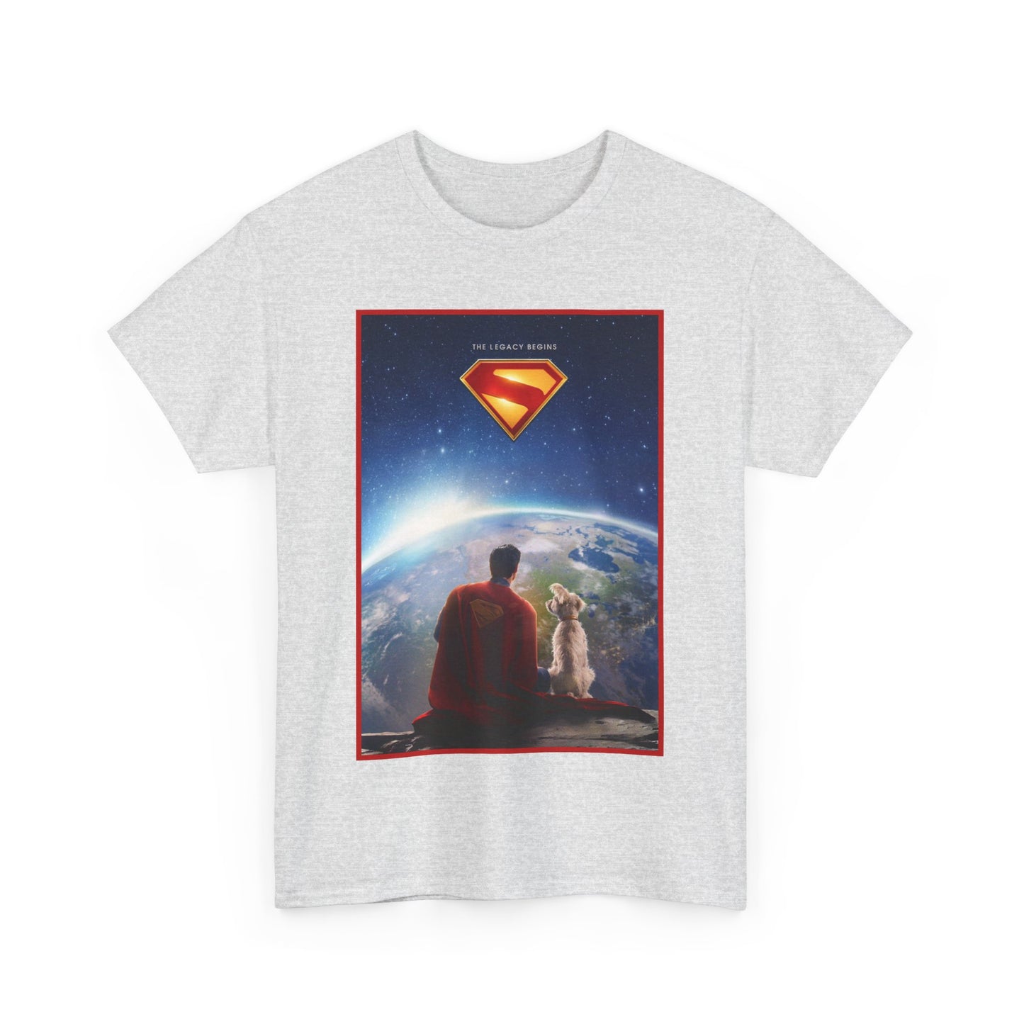 Superman Legacy T-Shirt - 2025 James Gunn Movie Scene - Clark & Krypto On the Moon - David Corenswet - DC Comics - Man of Steel