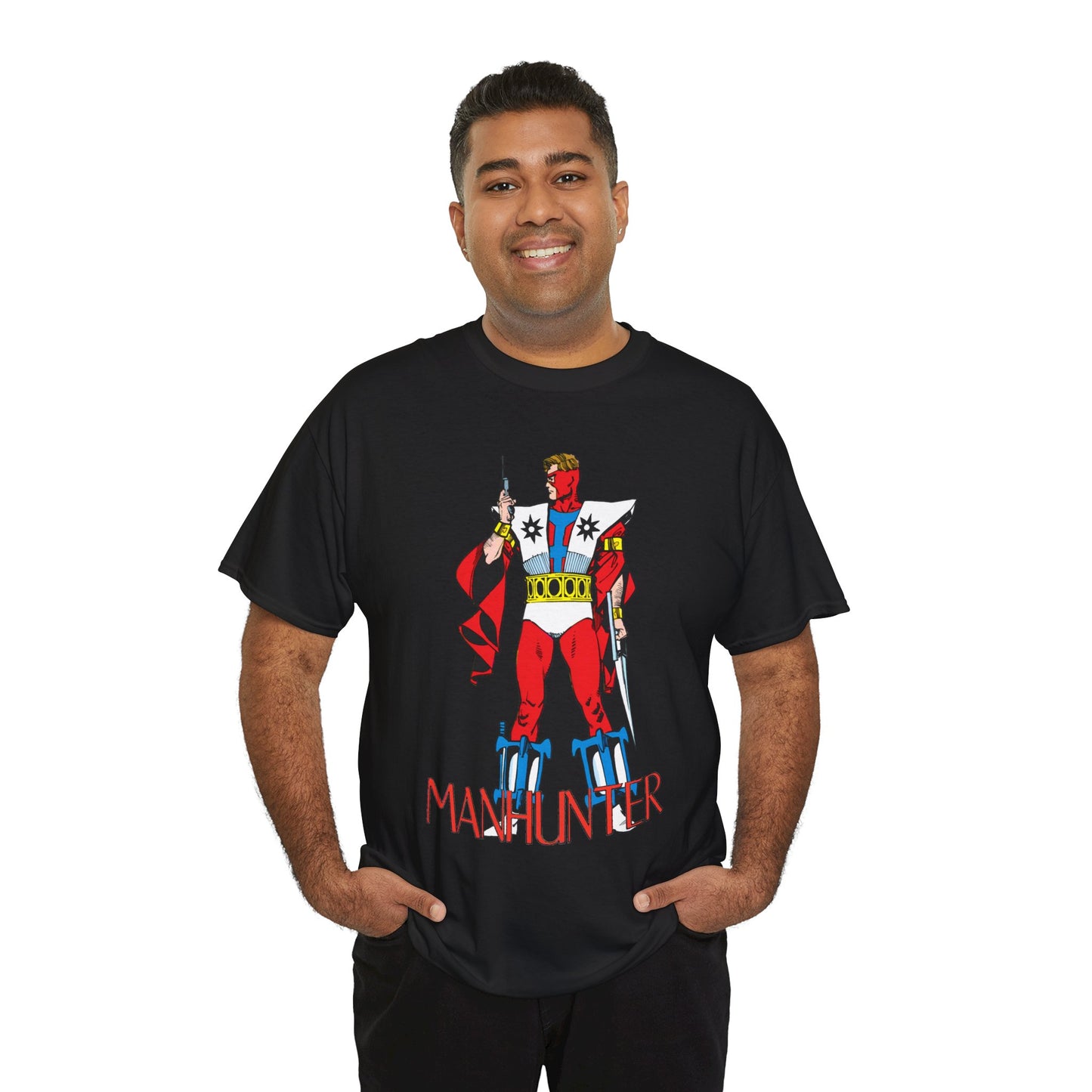 Manhunter T-Shirt - Walt Simonson Comic Book Art - Paul Kirk - Popular DC Comics Character 1970s - Batman Connection - Detective Comics
