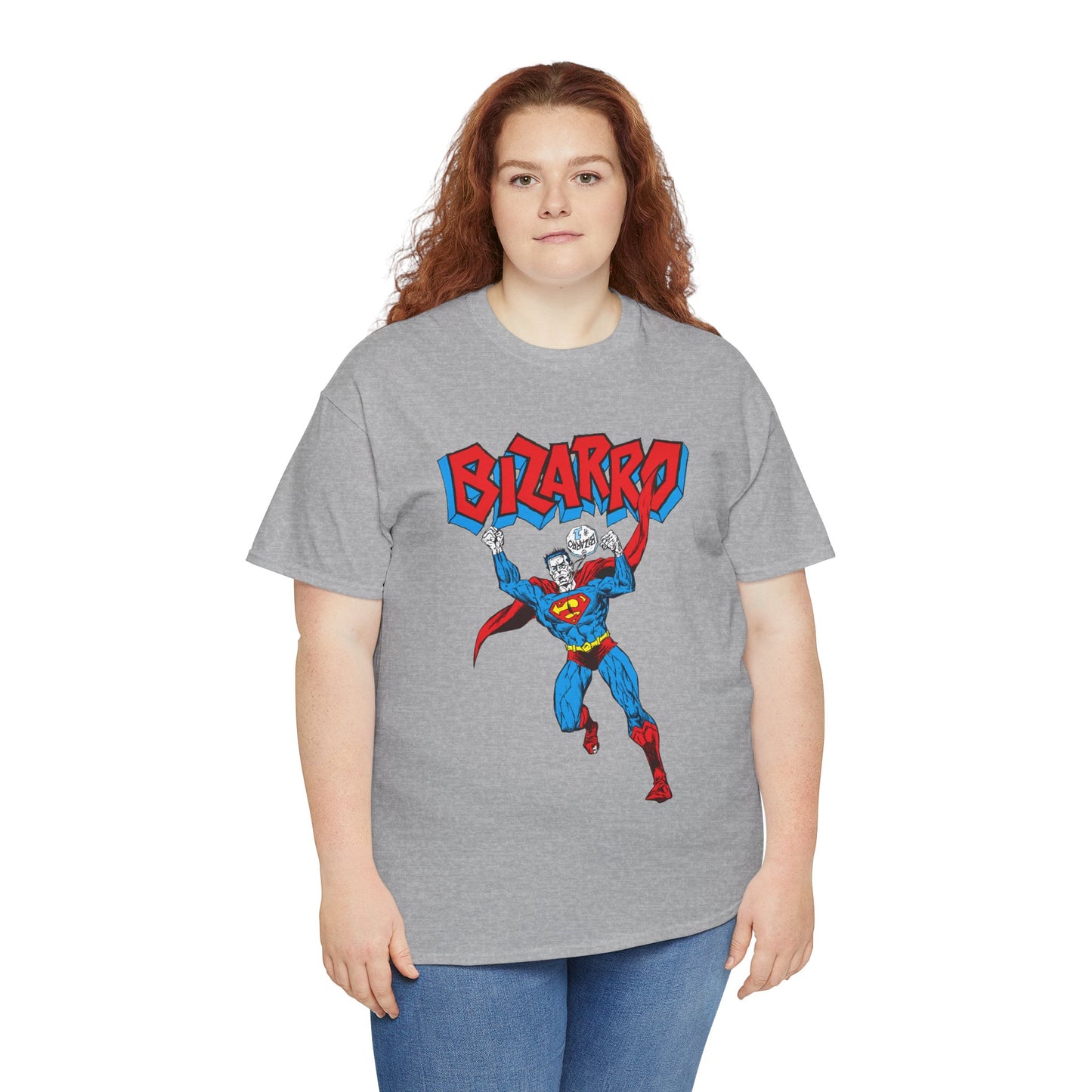 Bizarro T-Shirt - Superman Villain - DC Comics - Bizarro World - Who's Who Art - Silver Age Favourite