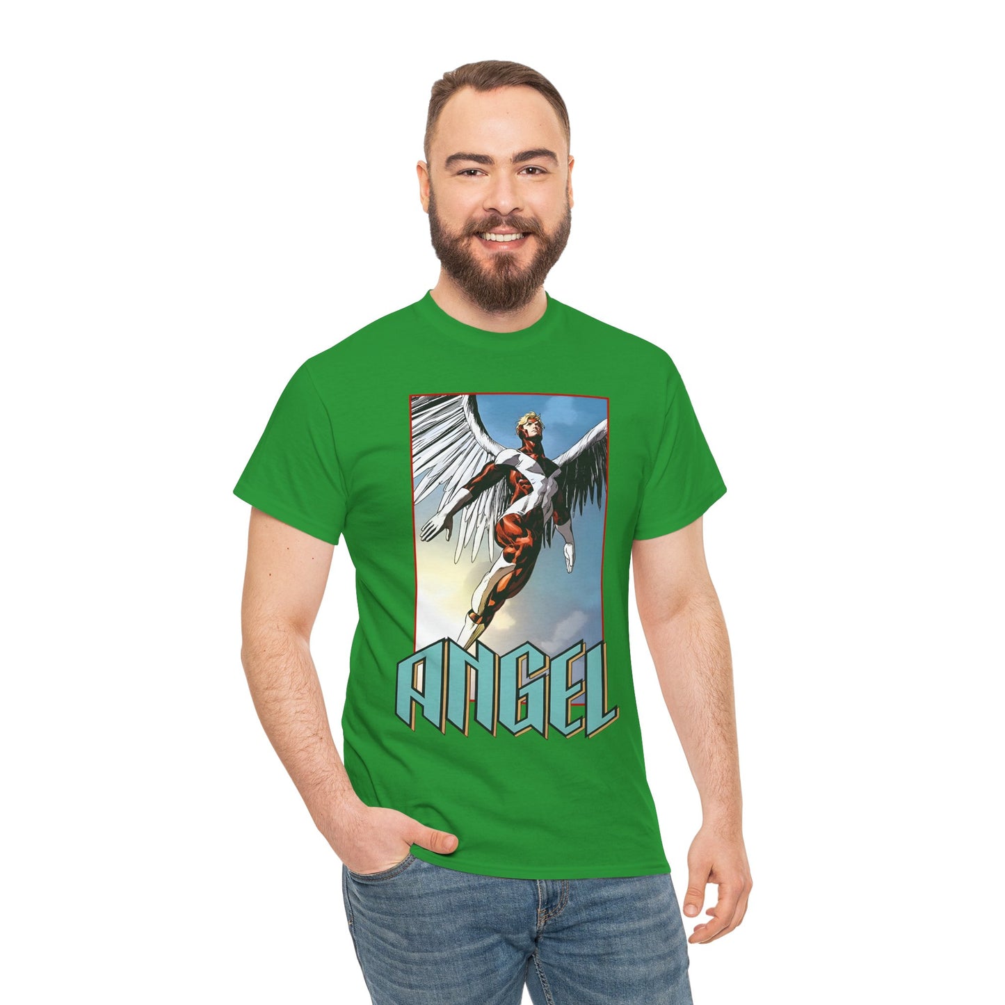 Angel T-Shirt - Mike Deodato Art - Marvel Comics X-Men Member