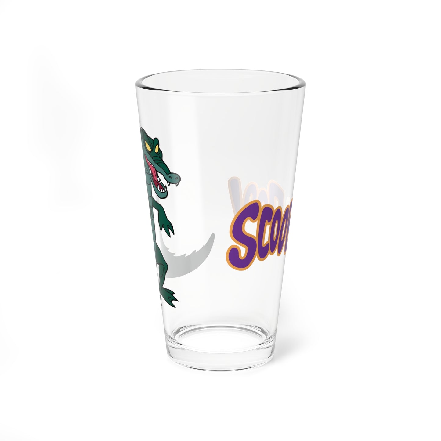 Ghost of the Gator Ghoul Pint Glass, 16oz - Scooby Doo Villain - Hanna-Barbera Saturday Morning Cartoon - The Gruesome Game of the Gator Ghoul