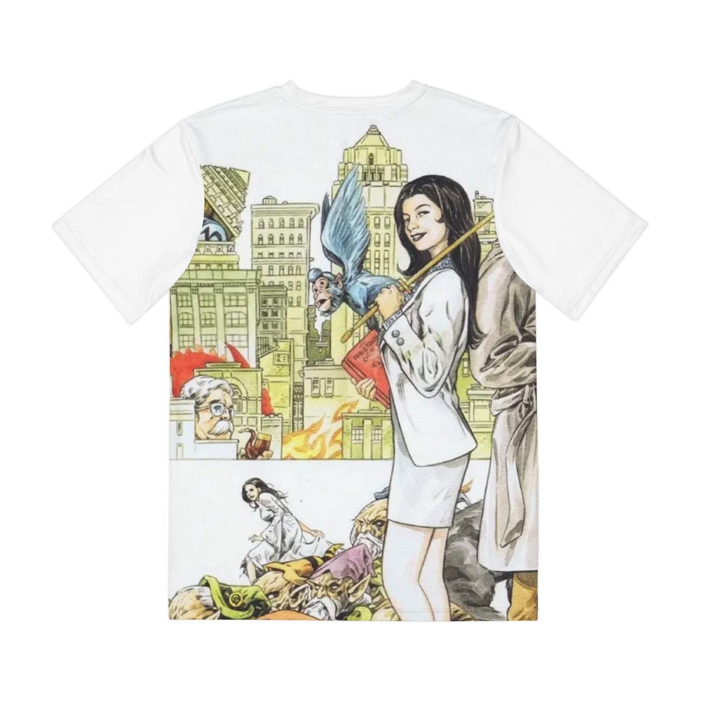 Fables All Over Print Tee (Polyester) - Vertigo Comics (IMPROVED PLACEMENT AND PRINTING TECHNIQUES)