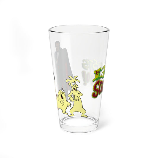 13 Ghosts of Scooby Doo Pint Glass, 16oz - Vincent Van Ghoul, Weerd, Bogel - 1980s Hanna-Barbera Saturday Morning Cartoon