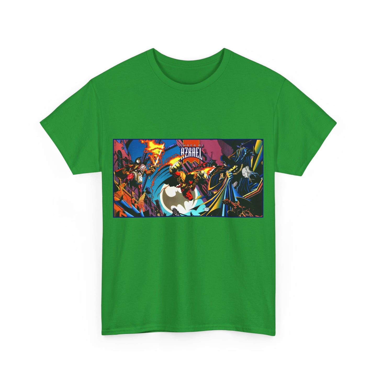 Batman Sword of Azrael T-Shirt - Joe Quesada Wraparound Cover - Jean-Paul Valley - Order of St. Dumas - Knightfall Prelude - DC Comics