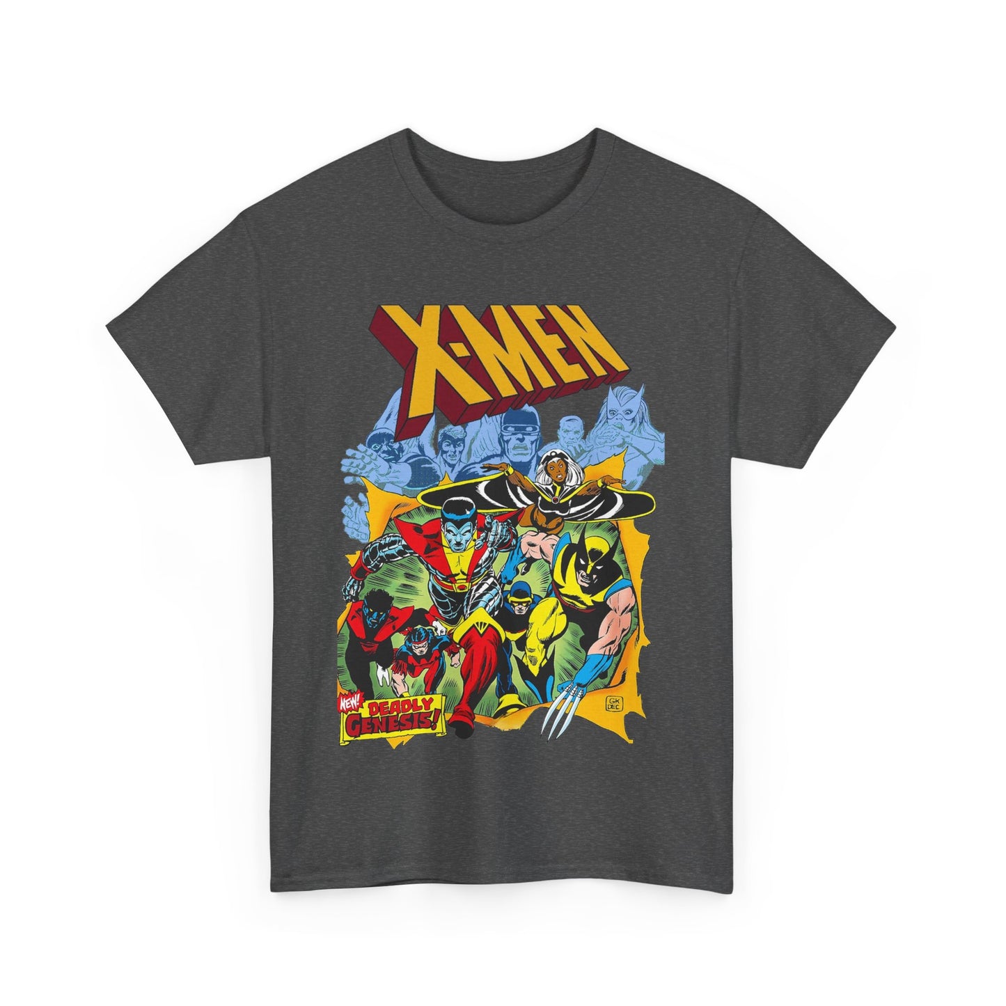 Giant-Sized X-Men T-Shirt - Dave Cockrum Art - Wolverine, Storm, Colossus, Cyclops, Nightcrawler, Thunderbird - New Chris Claremont Era - Marvel Comics