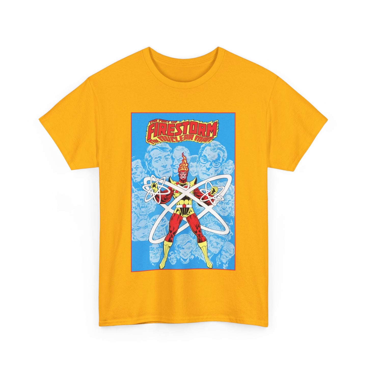 Fury of Firestorm T-Shirt - Pat Broderick Art - The Nuclear Man, Ronnie Raymond - JLA Member - DC Comics