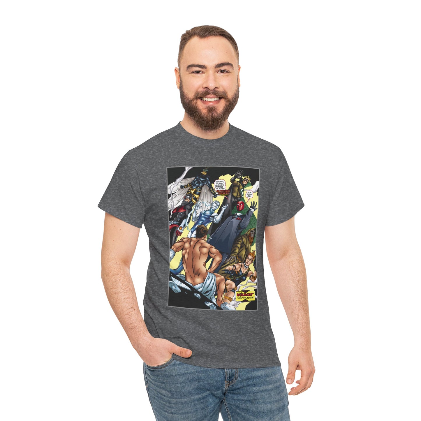 Wildcat/Injustice Society T-Shirt