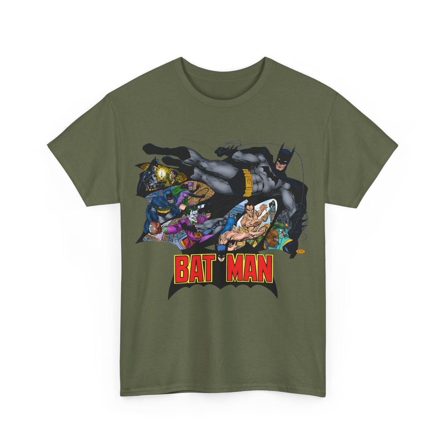 Batman T-Shirt - John Byrne Art - Joker, Catwoman, Ra's al Ghul, Talia - DC Comics - The Batcave