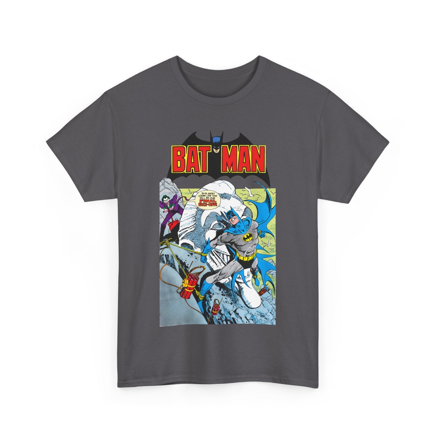 Batman T-Shirt - José Luis García-López Art - Joker - #353 Cover Art - Batman Strapped to Mount Rushmore - Amazing Bronze Age Art
