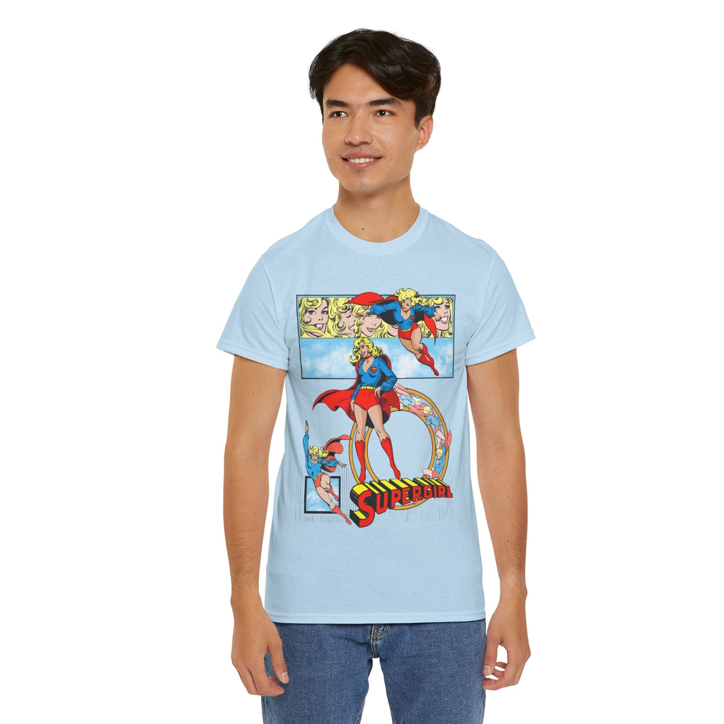 Supergirl T-Shirt - Krypton, Superman, Kara, Kandor - DC Comics - 1980s Art - Style Guide - Superman's Cousin