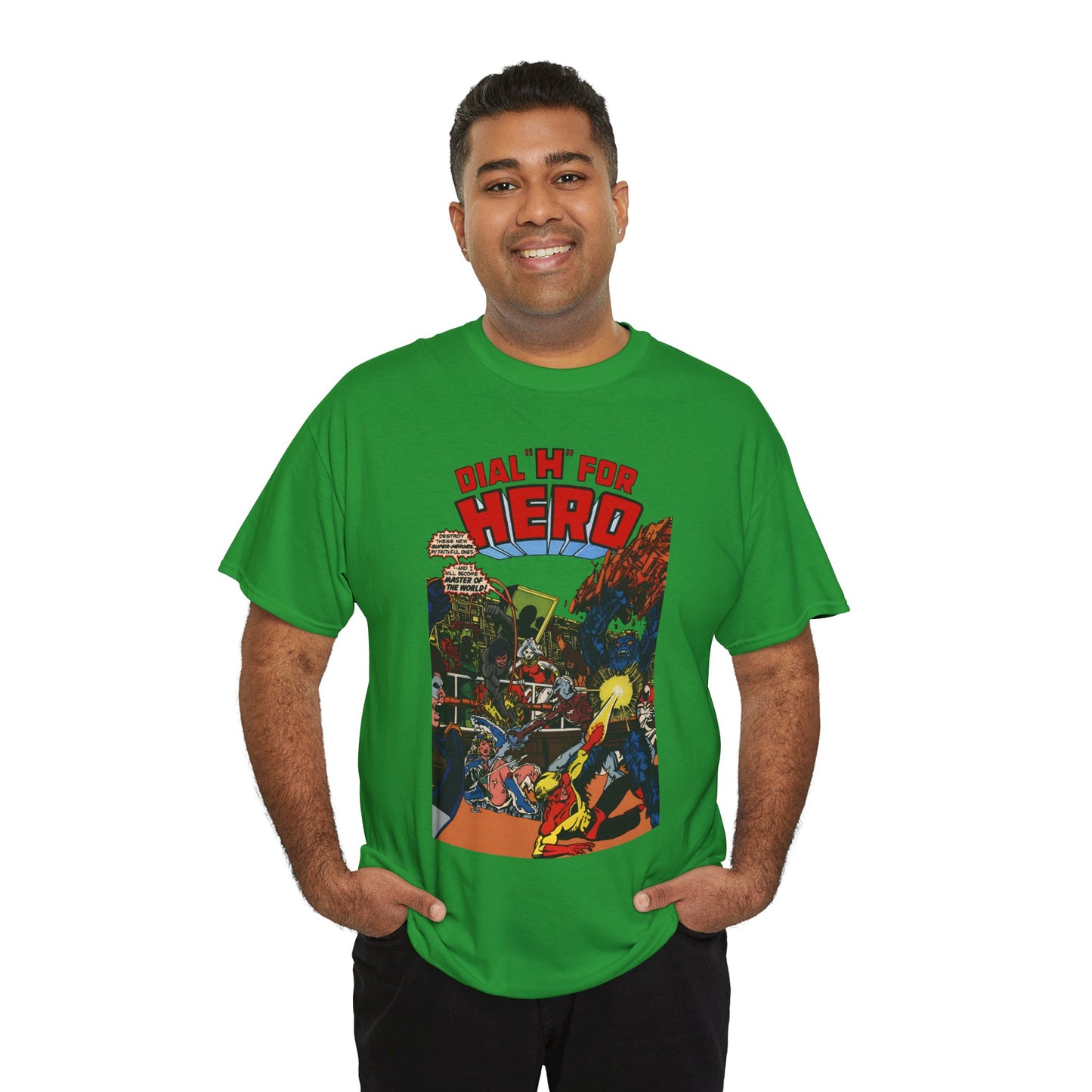 Dial "H" For Hero T-Shirt - George Perez Art - Chris King and Vicki Grant - Adventure Comics Series - DC Comics