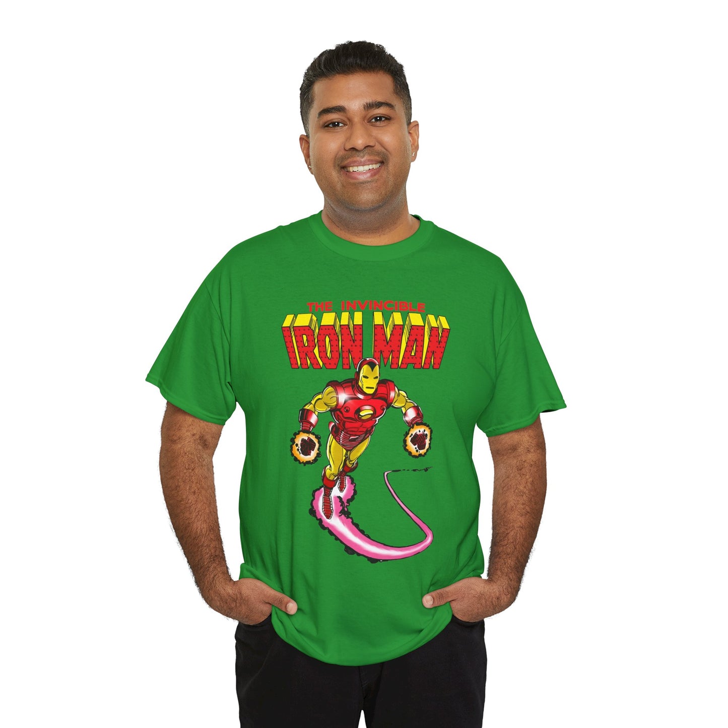 Iron Man T-Shirt - George Perez Art - Tony Stark in his Armor - Avengers Member - MCU - Marvel Comics