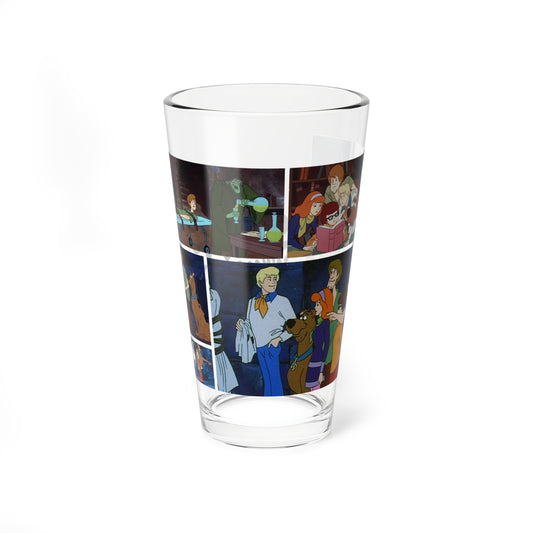 Scooby Doo, Where Are You? Pint Glass, 16oz - Fred, Velma, Daphne, Shaggy - Mystery, Inc - Hanna-Barbera Cartoon