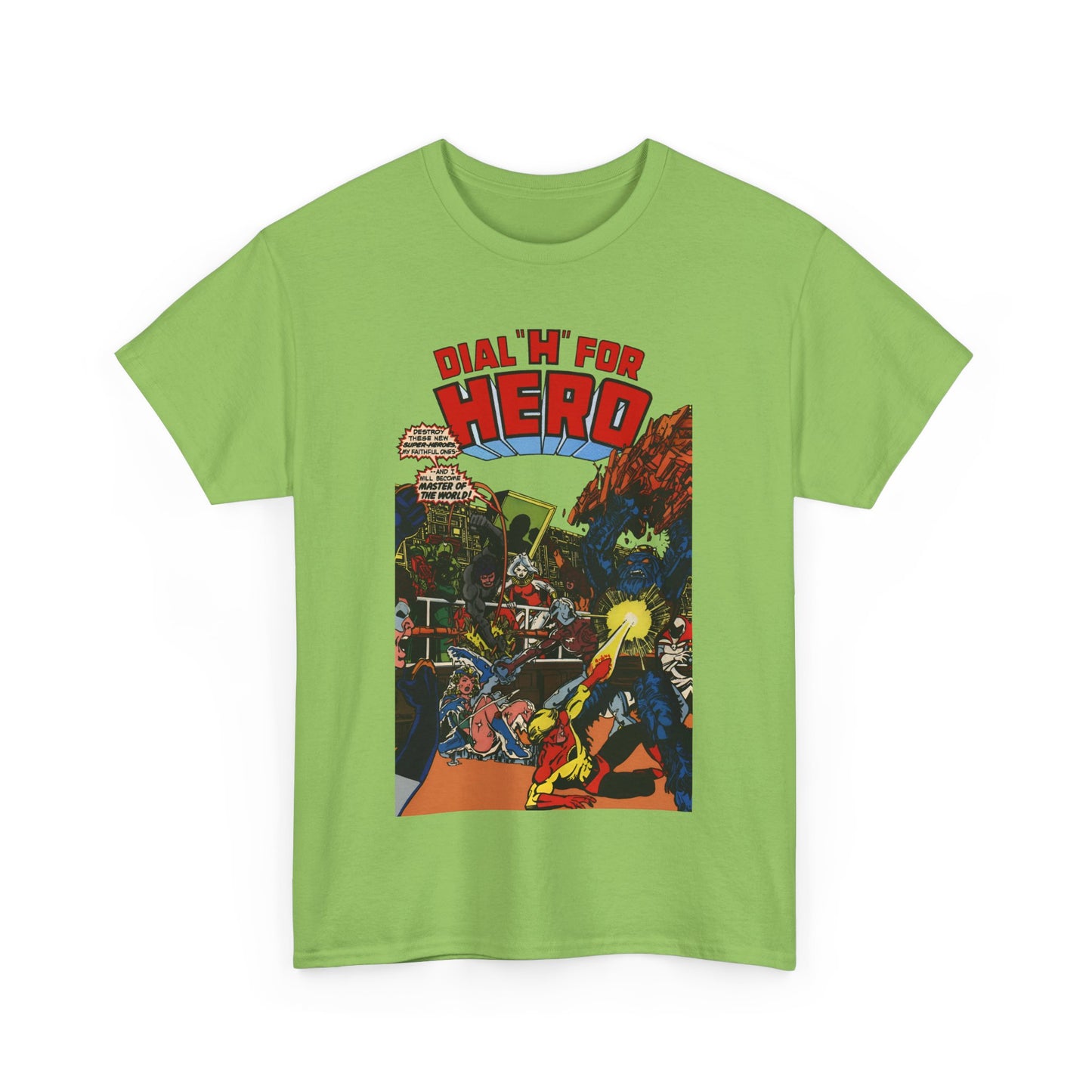 Dial "H" For Hero T-Shirt - George Perez Art - Chris King and Vicki Grant - Adventure Comics Series - DC Comics