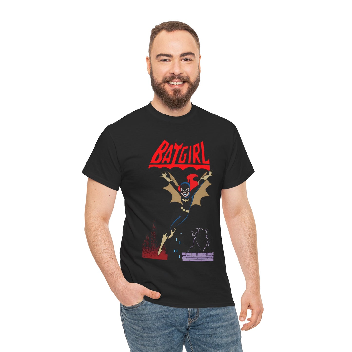 Batgirl T-Shirt - Bruce Timm Art - Batman Animated Series 1990s - Gotham City, Batman, Barbara Gordon - WB Cartoon - DC Comics