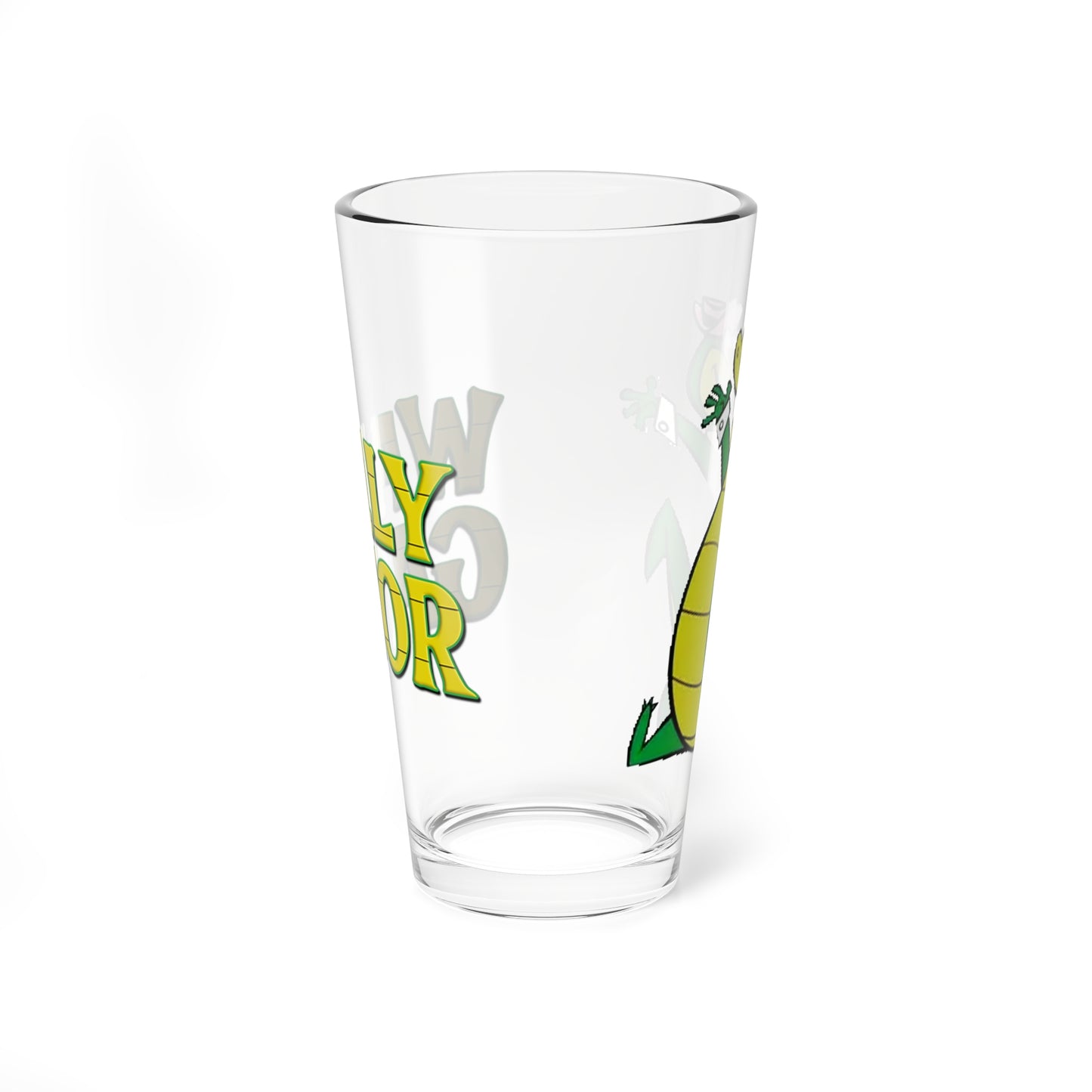 Wally Gator Pint Glass, 16oz - Hanna-Barbera Cartoon - 1960s