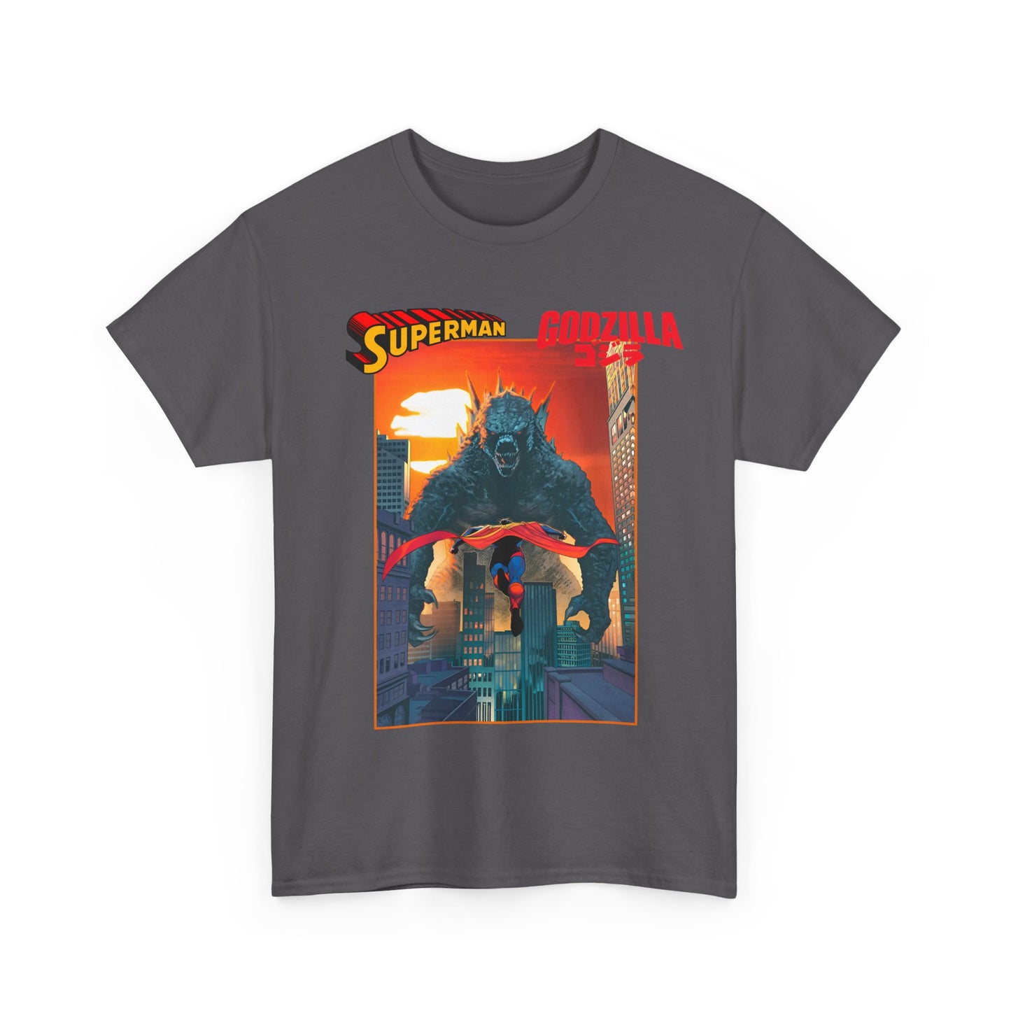 Superman Vs Godzilla T-Shirt - DC Comics - Man of Steel Vs the King of the Monsters