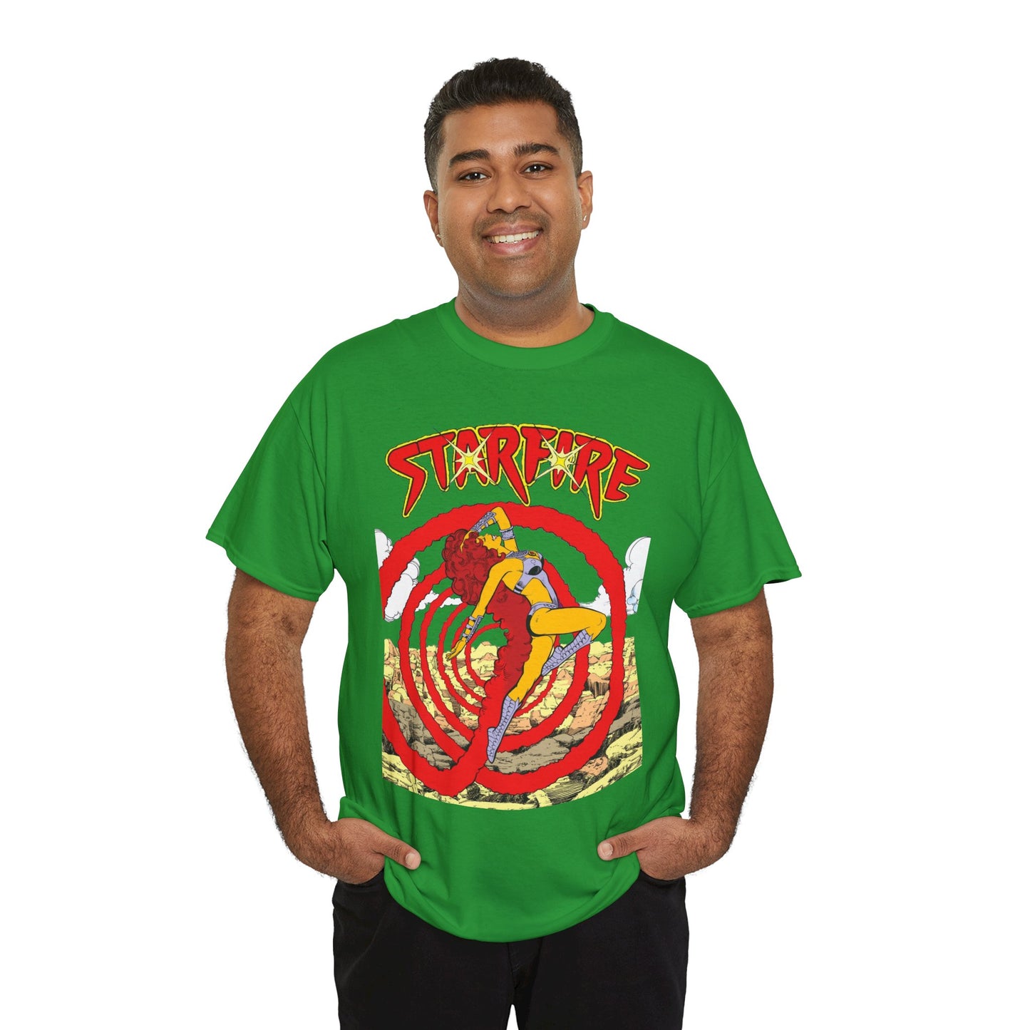 Starfire T-Shirt - George Perez Art - New Teen Titans Member - DC Comics - Koriand'r, Princess from Tamaran