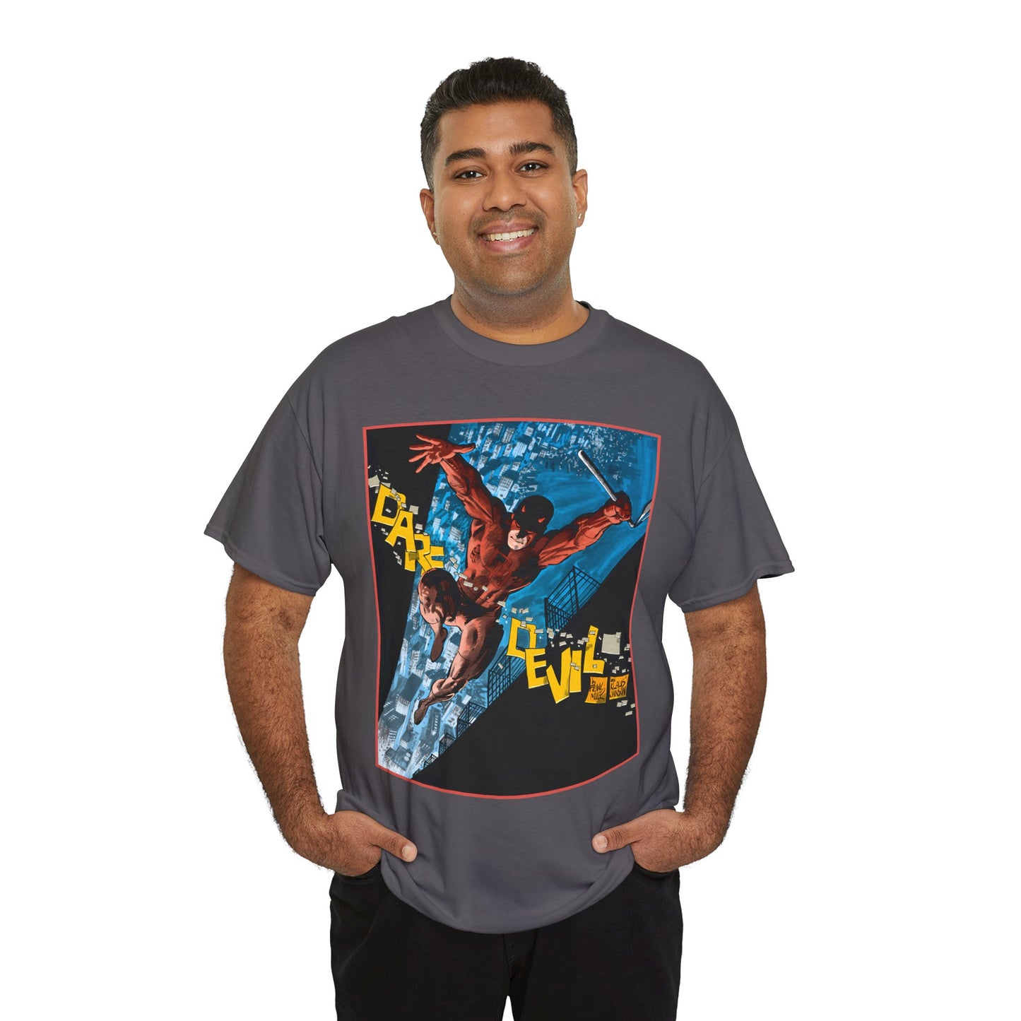 Daredevil T-Shirt - Frank Miller & Klaus Janson Art - The Man With No Fear - Hell's Kitchen - Marvel Comics