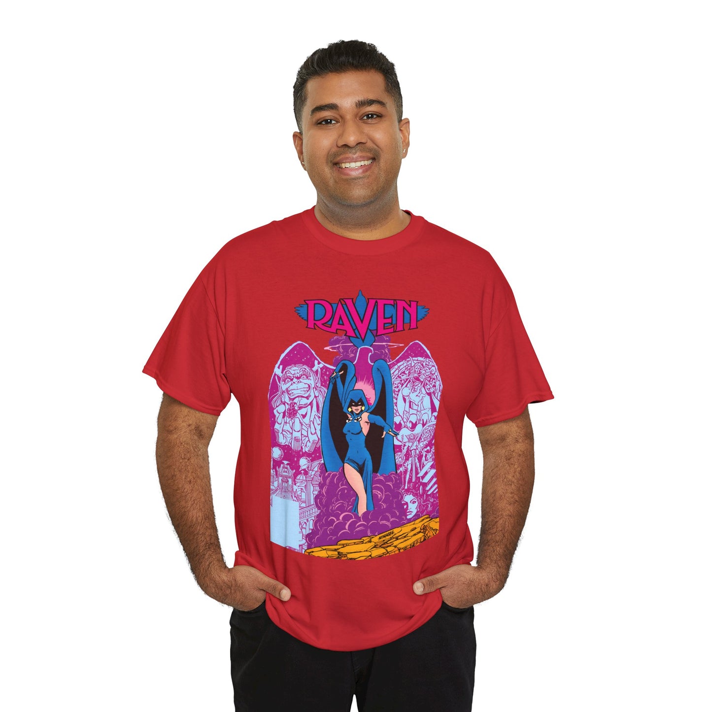 Raven T-Shirt - George Perez Art - New Teen Titans - Trigon, Azarath - DC Comics