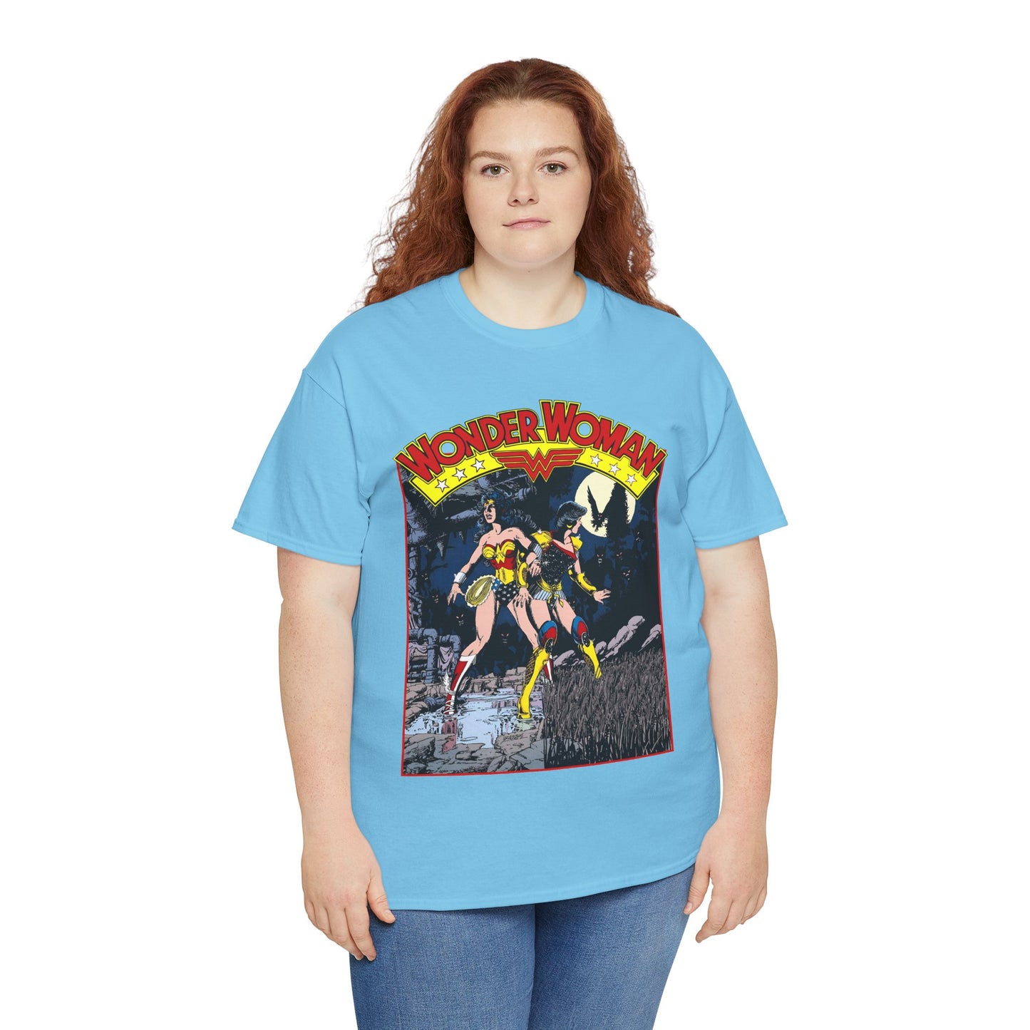 Wonder Woman & Troia T-Shirt - George Perez Art - Wonder Girl, Donna Troy - Themyscira, Paradise Island - DC Comics