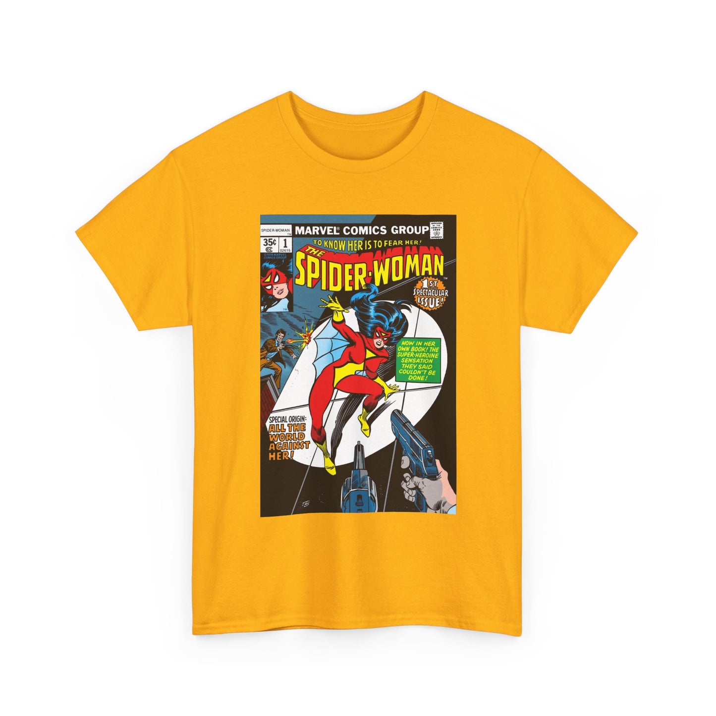 Spider-Woman T-Shirt - 1978 Marvel Comics - #1 Cover Art - Jessica Drew