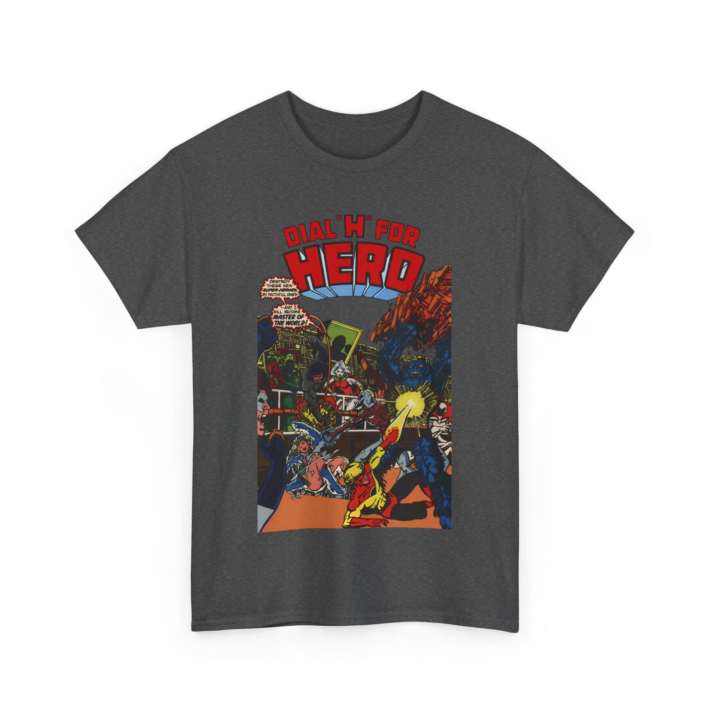 Dial "H" For Hero T-Shirt - George Perez Art - Chris King and Vicki Grant - Adventure Comics Series - DC Comics