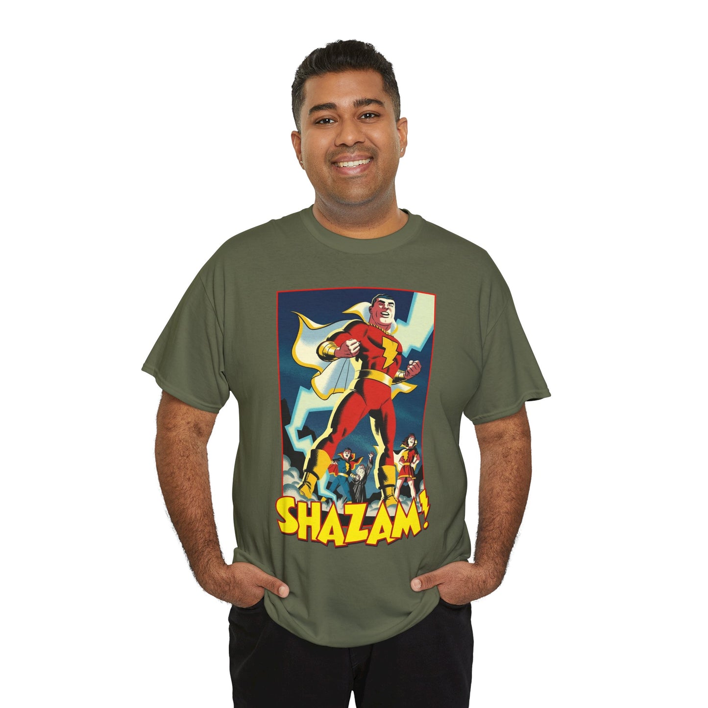 Shazam T-Shirt - Michael Cho Art - Marvel Family - Mary Marvel, Captain Marvel Jr - DC Comics