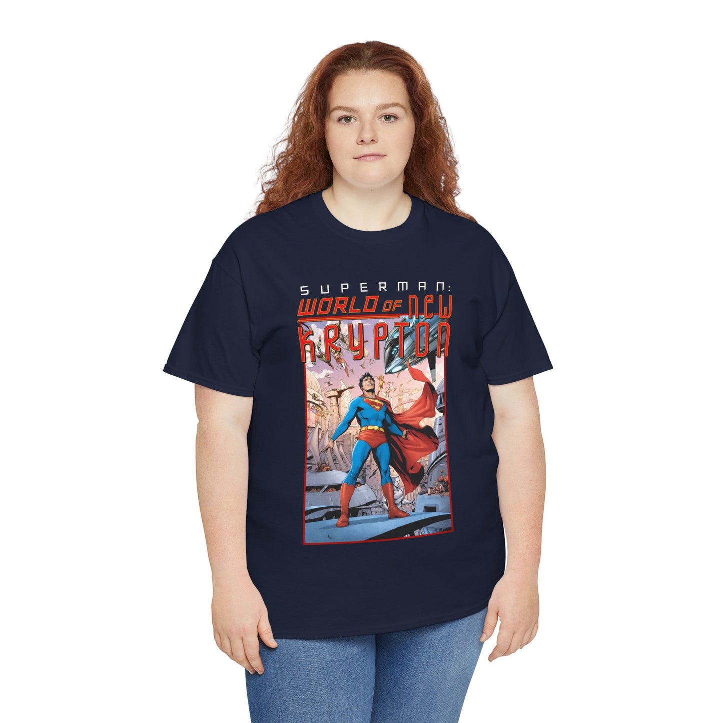 Superman World of New Krypton T-Shirt - Gary Frank Art - Popular DC Comics Storyline - Kal-El