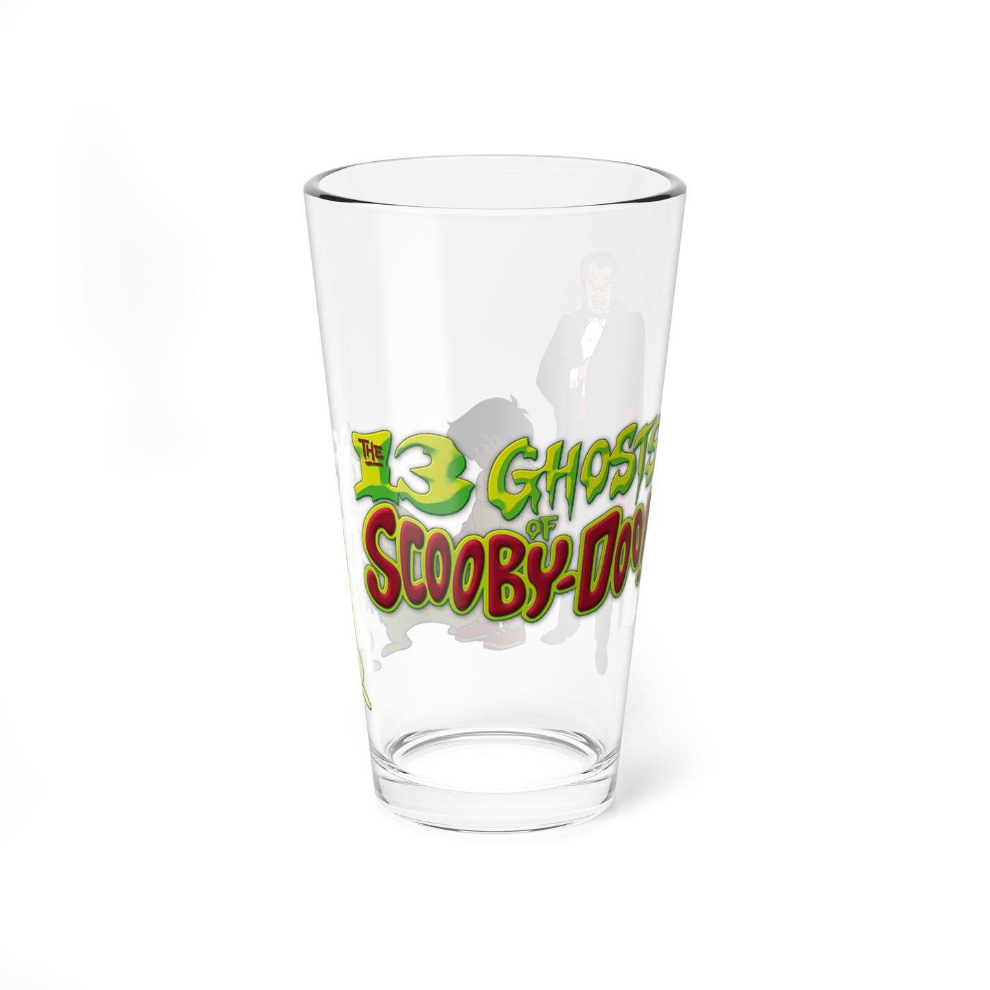 13 Ghosts of Scooby Doo Pint Glass, 16oz - Vincent Van Ghoul, Weerd, Bogel - 1980s Hanna-Barbera Saturday Morning Cartoon