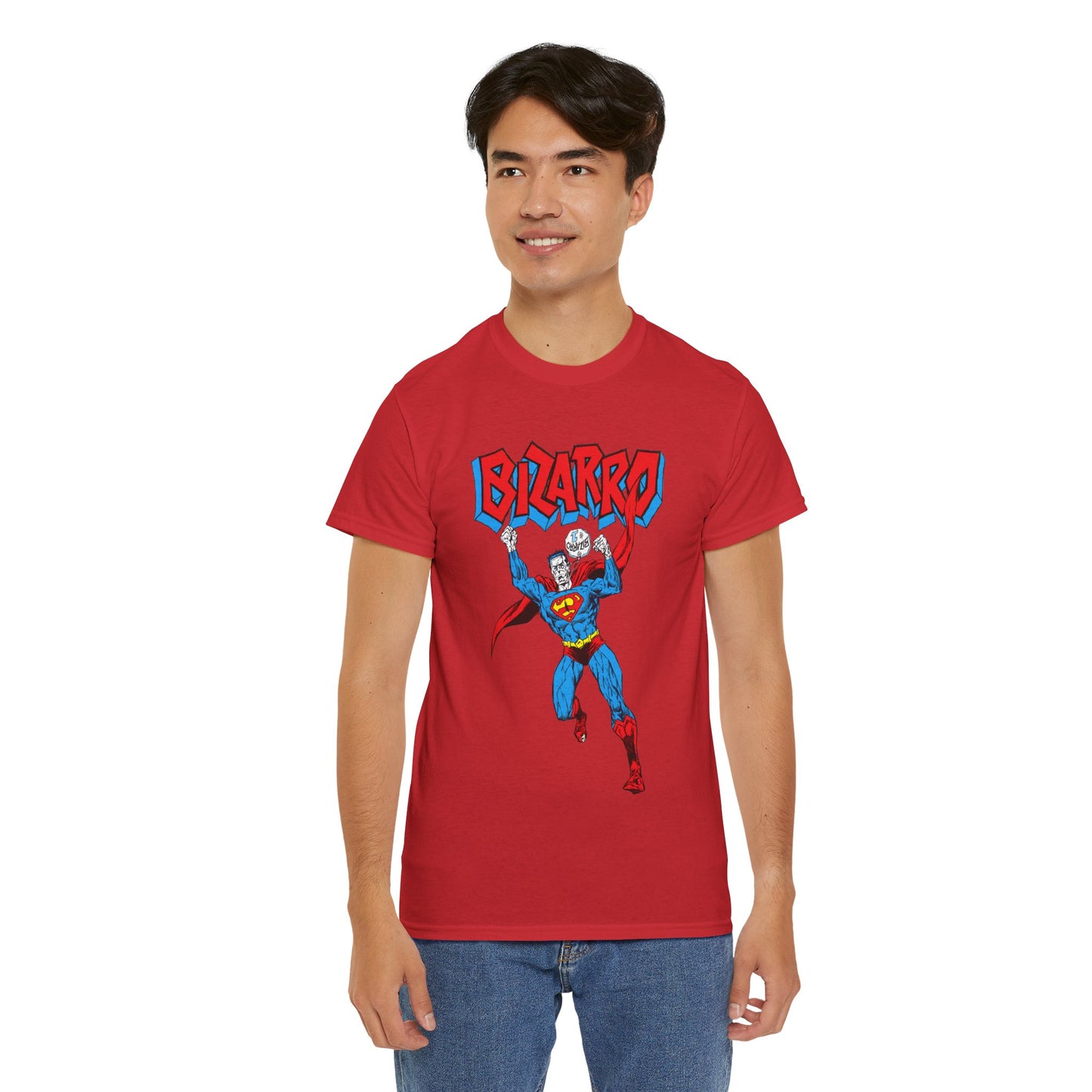 Bizarro T-Shirt - Superman Villain - DC Comics - Bizarro World - Who's Who Art - Silver Age Favourite